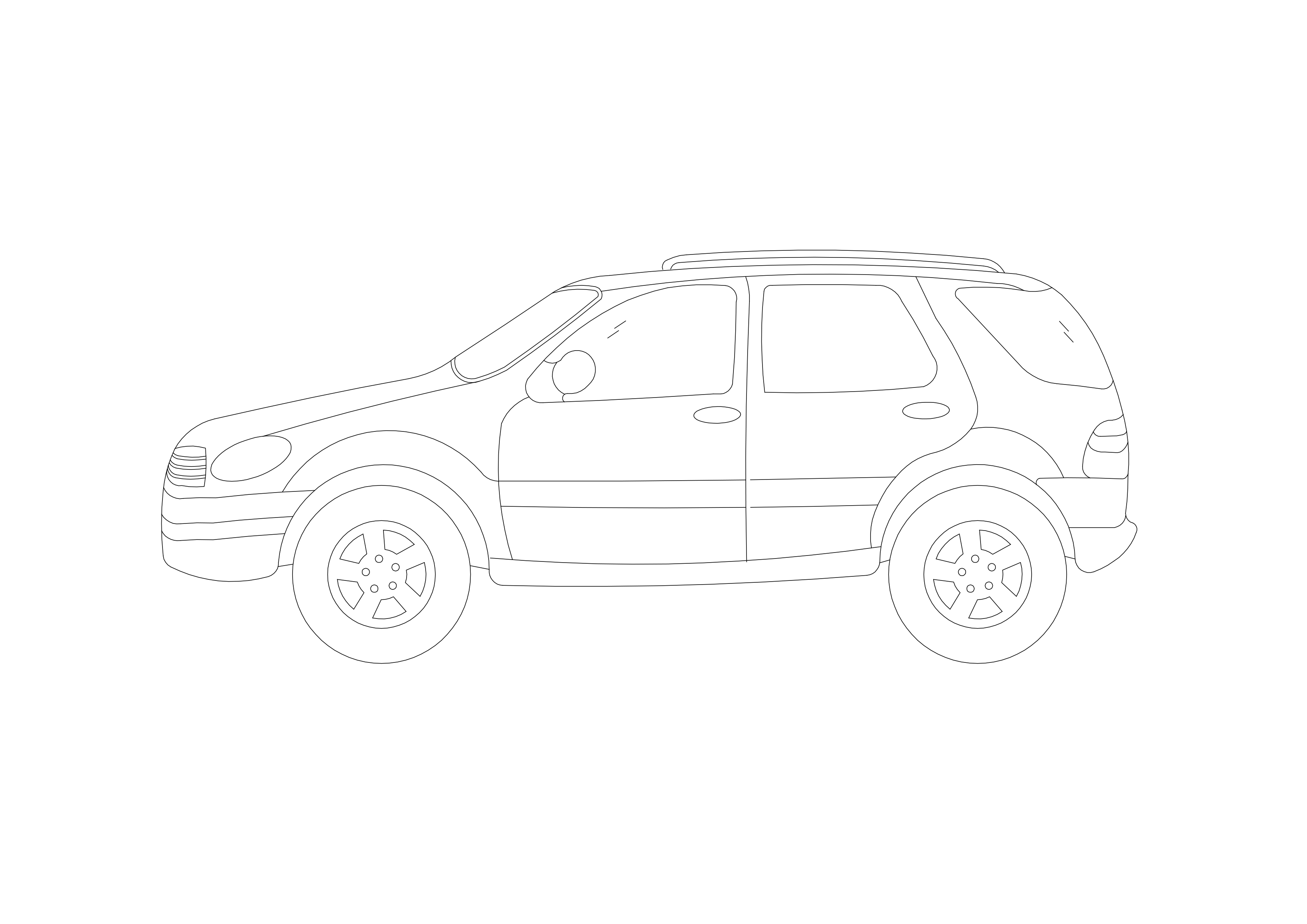 Free Car Elevation CAD Block – DWG, DXF, PDF Format