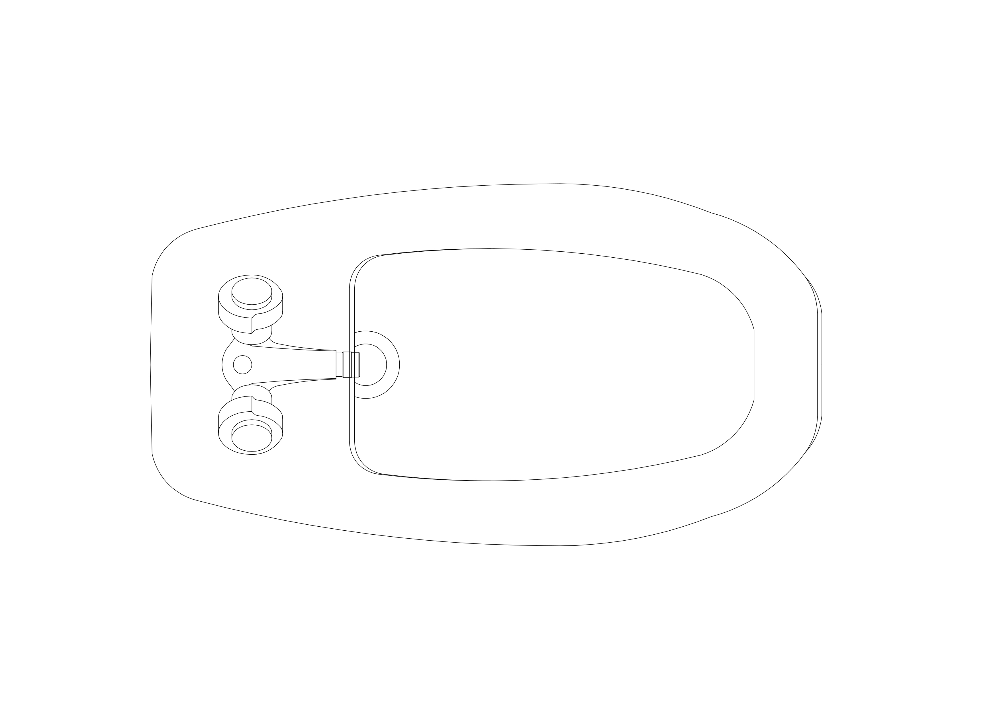 Free Bidet Top View CAD Block – DWG, DXF, PDF Format
