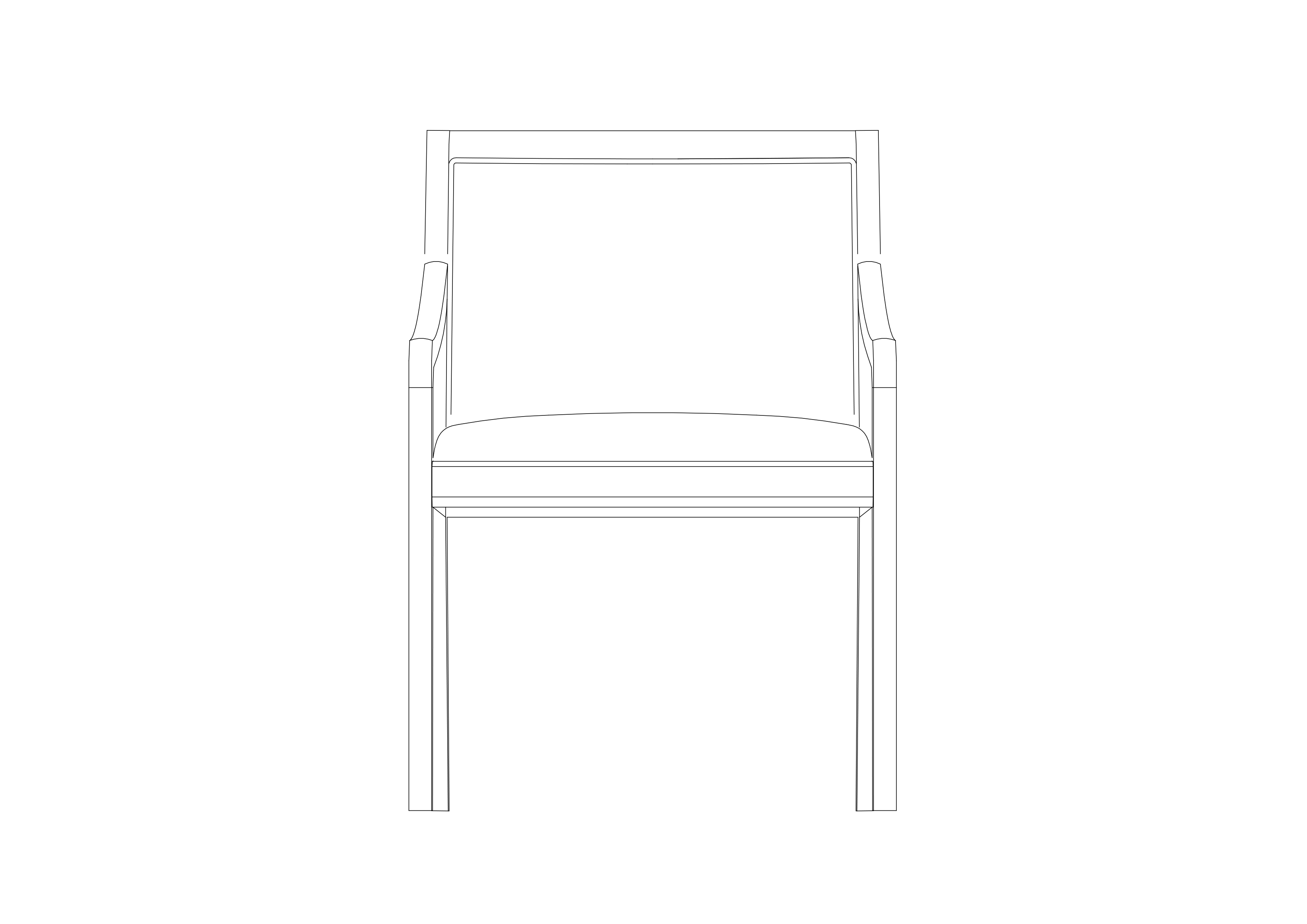 Free Chair Elevation CAD Block – DWG, DXF, PDF Format