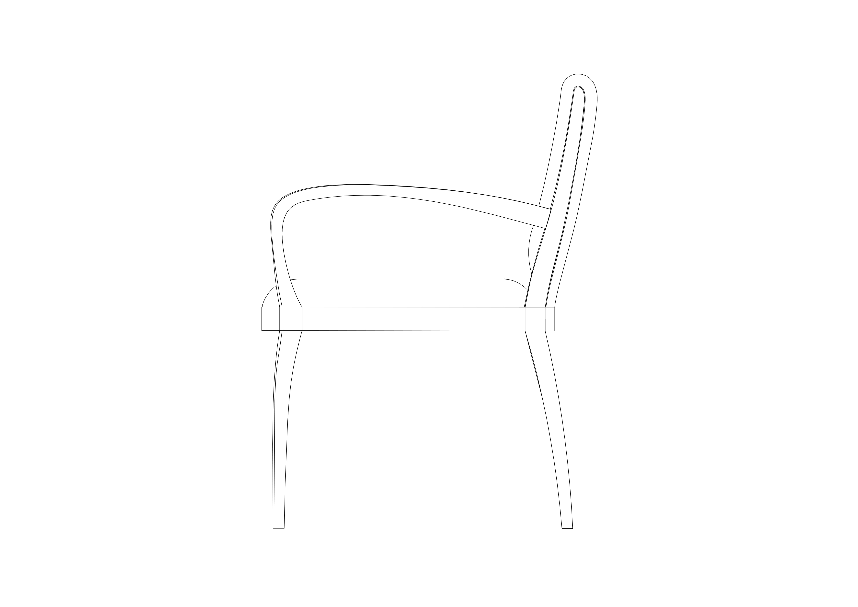 Free Chair Elevation CAD Block – DWG, DXF, PDF Format