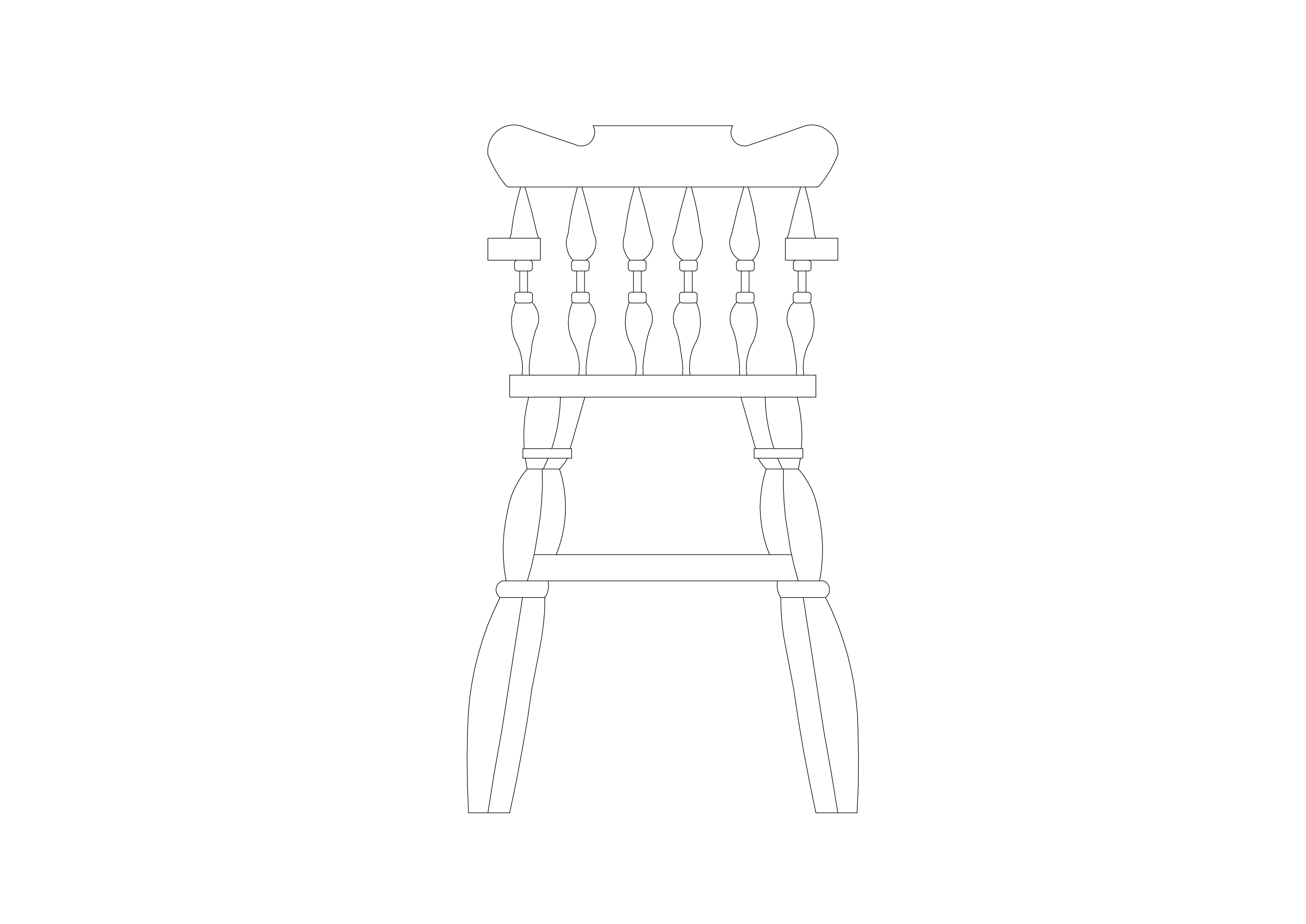 Free Chair Elevation CAD Block – DWG, DXF, PDF Format