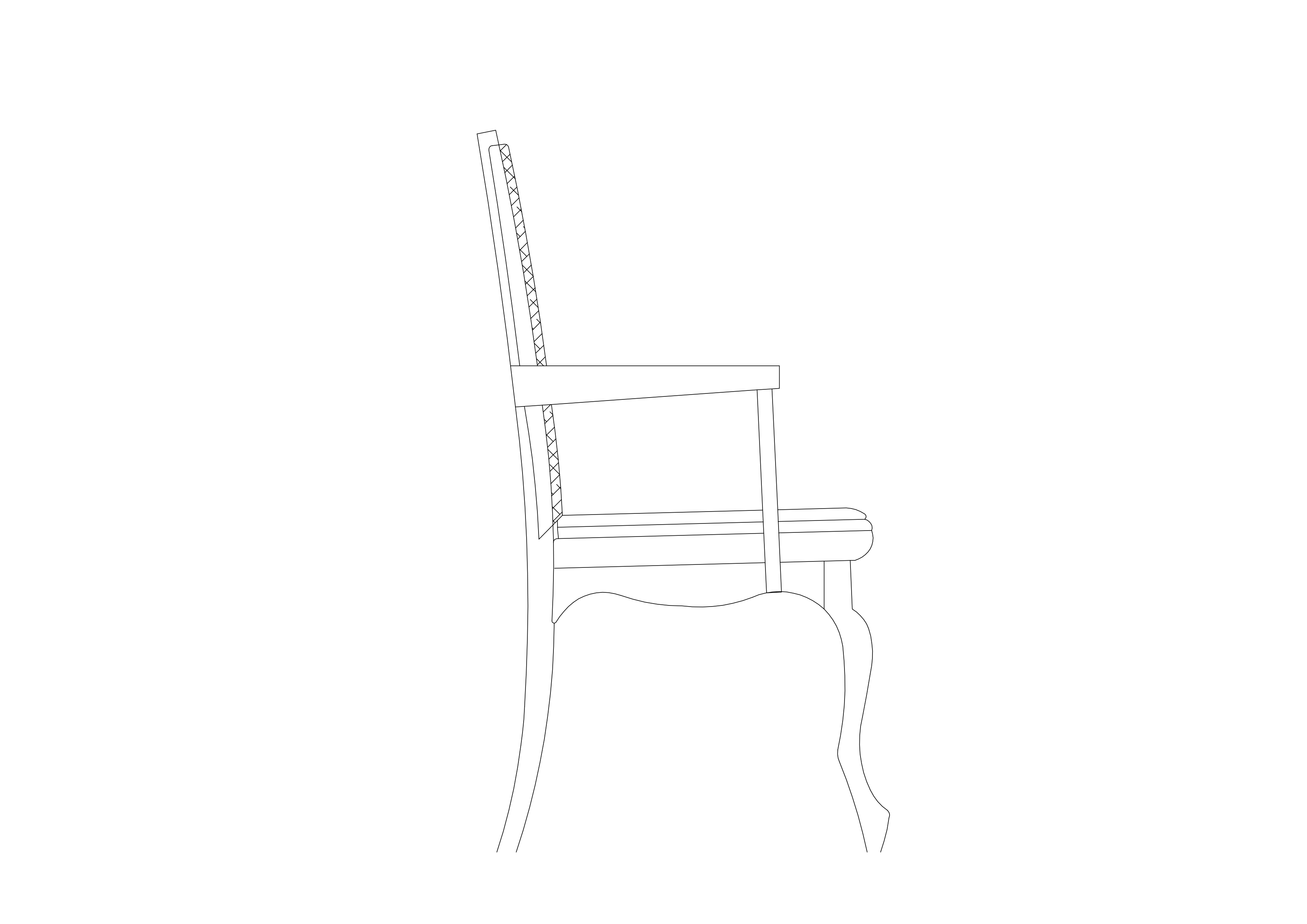 Free Chair Elevation CAD Block – DWG, DXF, PDF Format