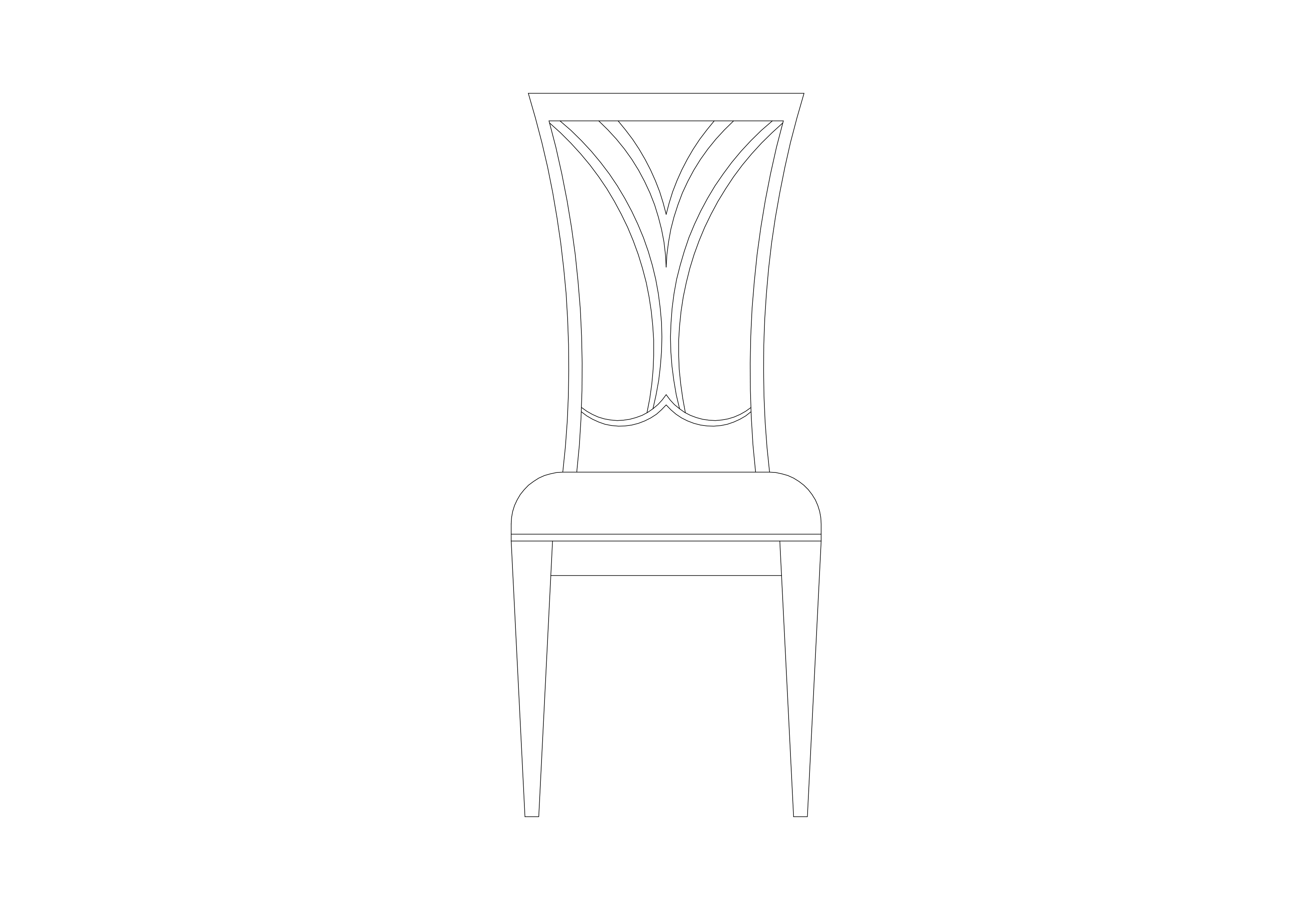 Free Chair Elevation CAD Block – DWG, DXF, PDF Format