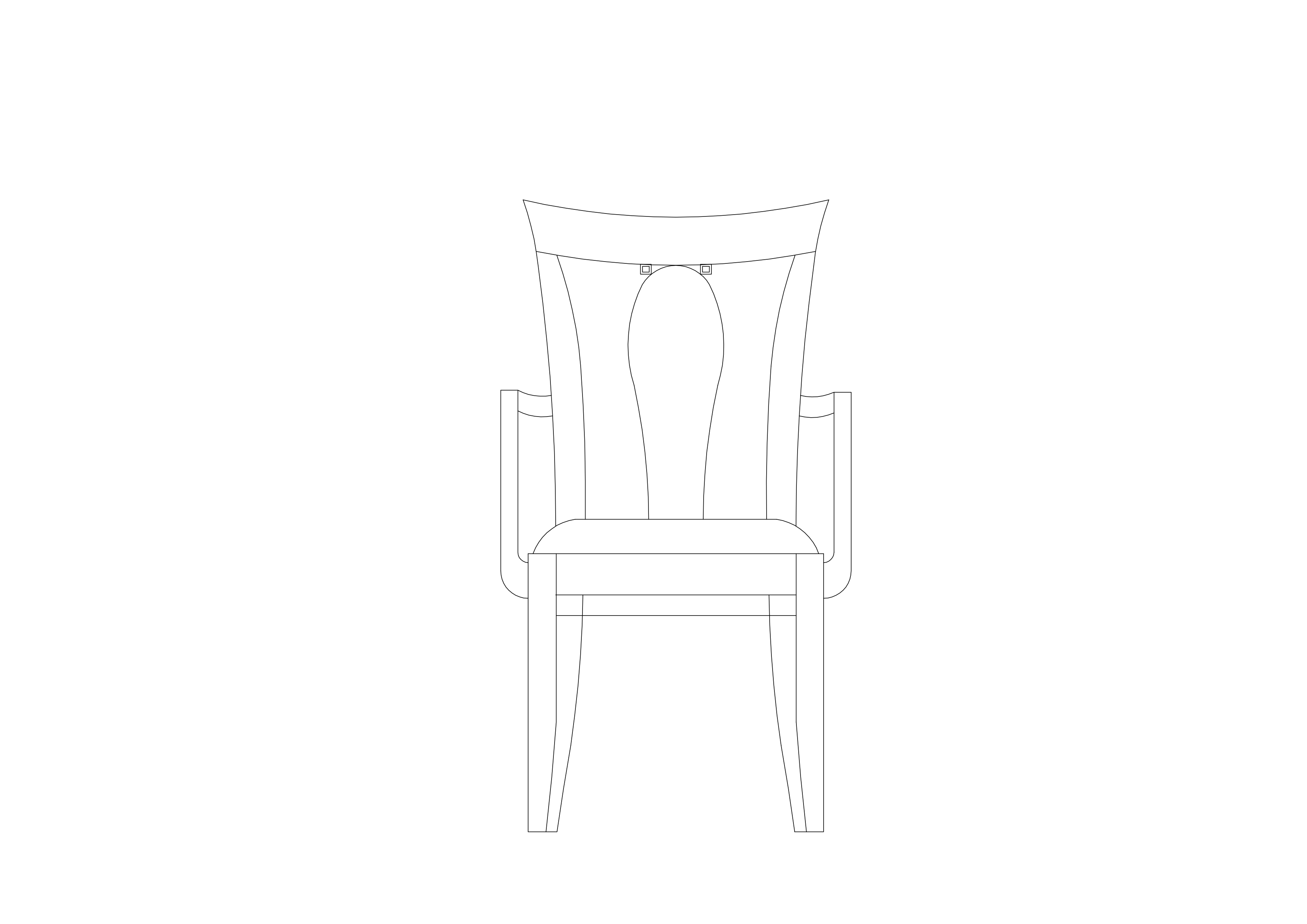 Free Chair Elevation CAD Block – DWG, DXF, PDF Format