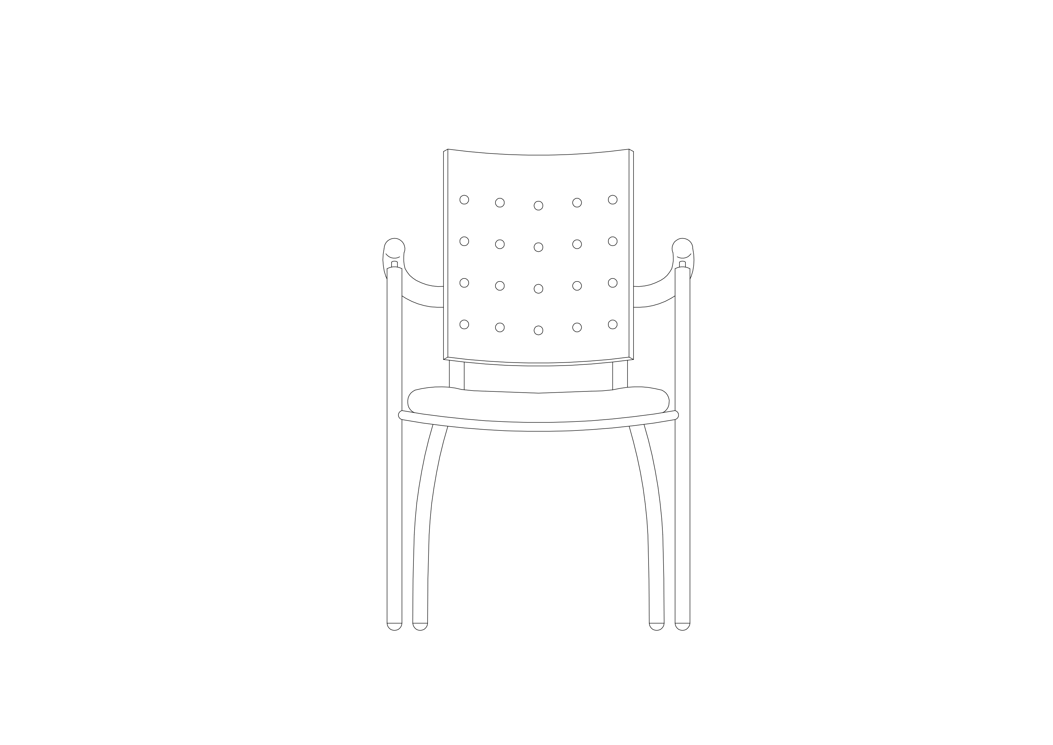 Free Chair Elevation CAD Block – DWG, DXF, PDF Format