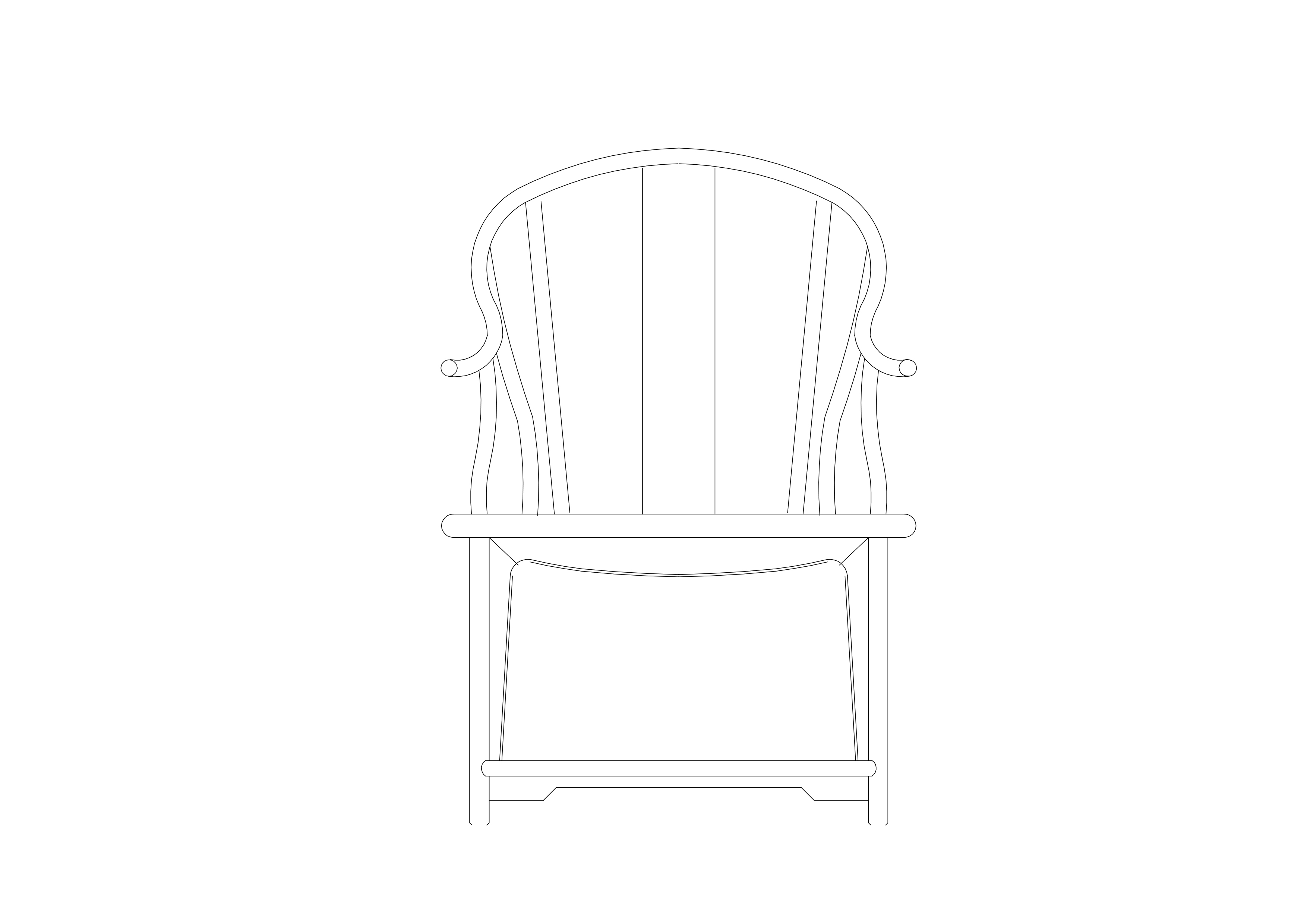 Free Chair Elevation CAD Block – DWG, DXF, PDF Format