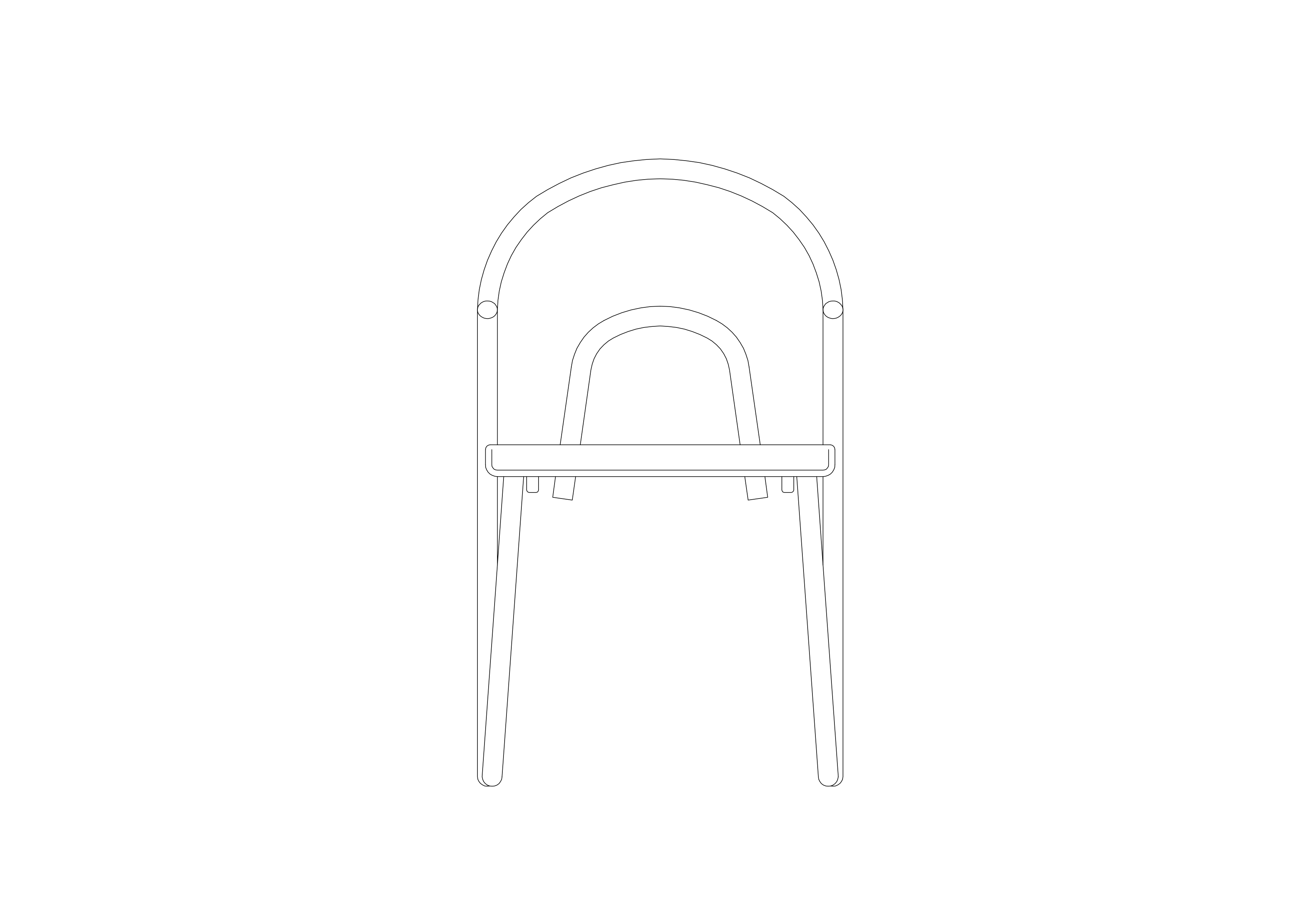 Free Chair Elevation CAD Block – DWG, DXF, PDF Format