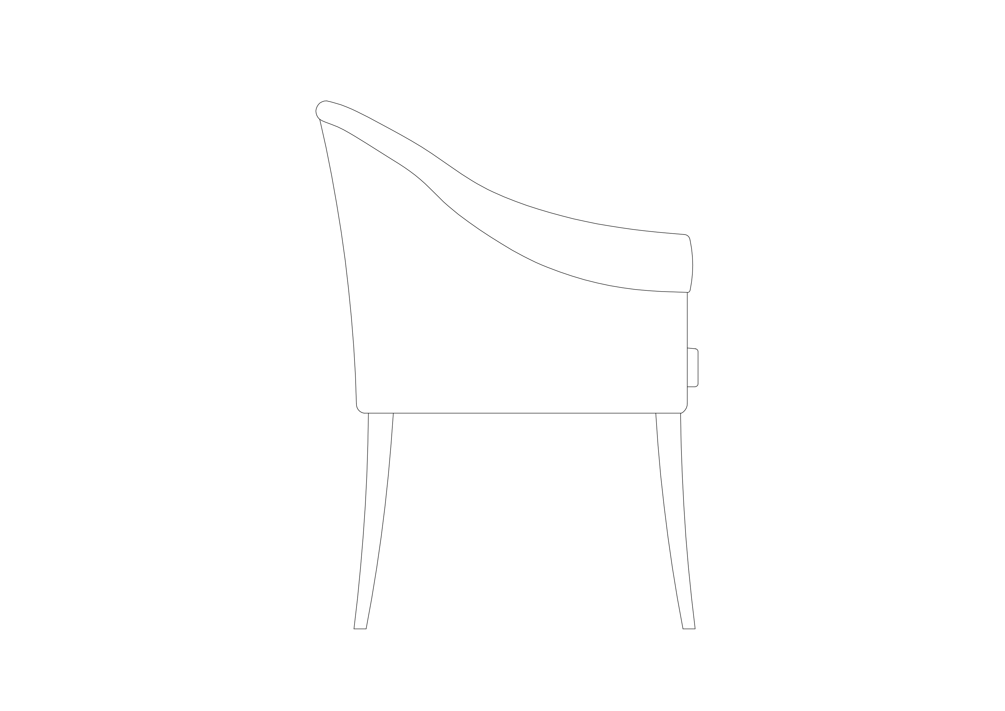 Free Chair Elevation CAD Block – DWG, DXF, PDF Format