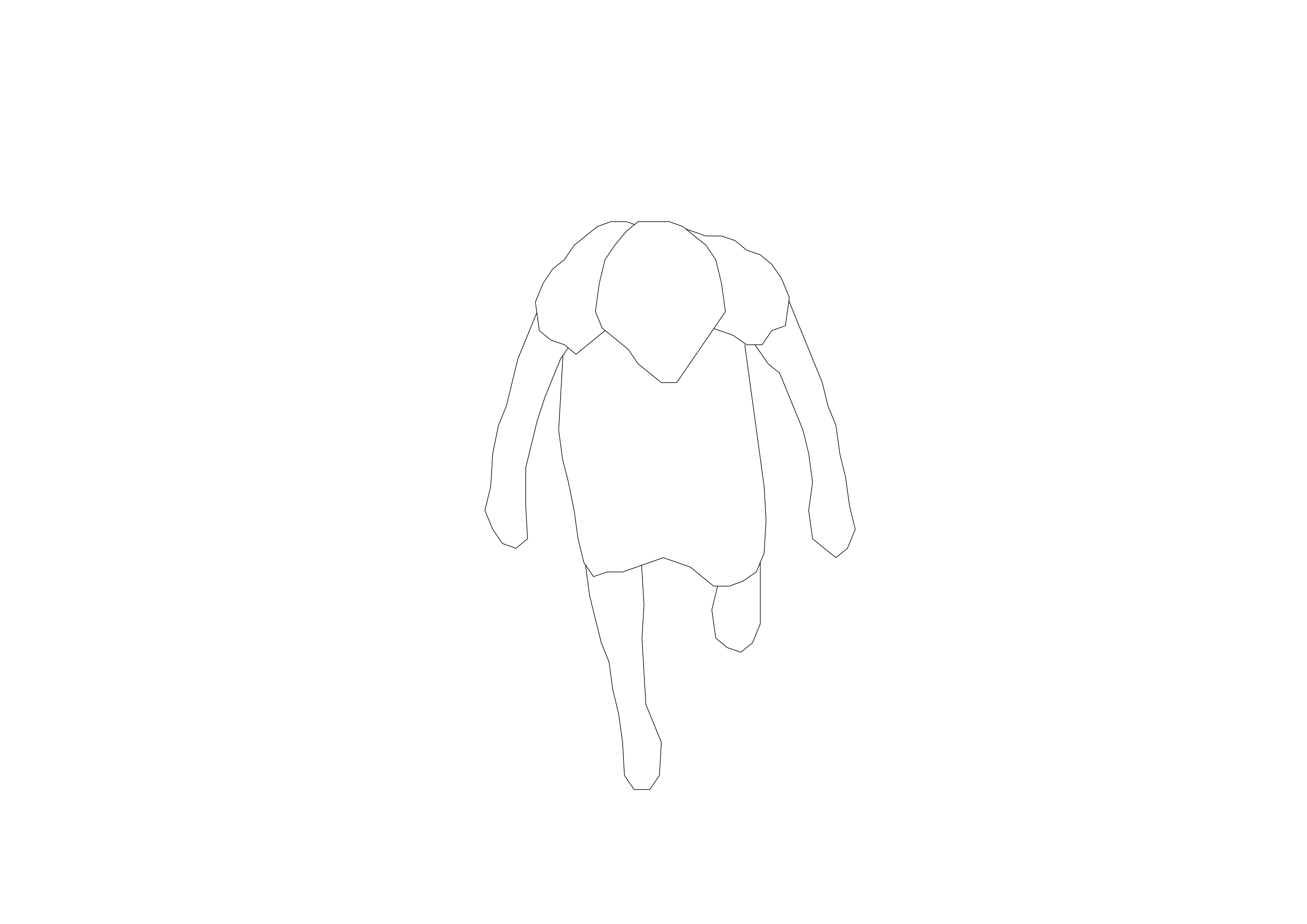 Free Person Sitting Top View CAD Block – DWG, DXF, PDF Format