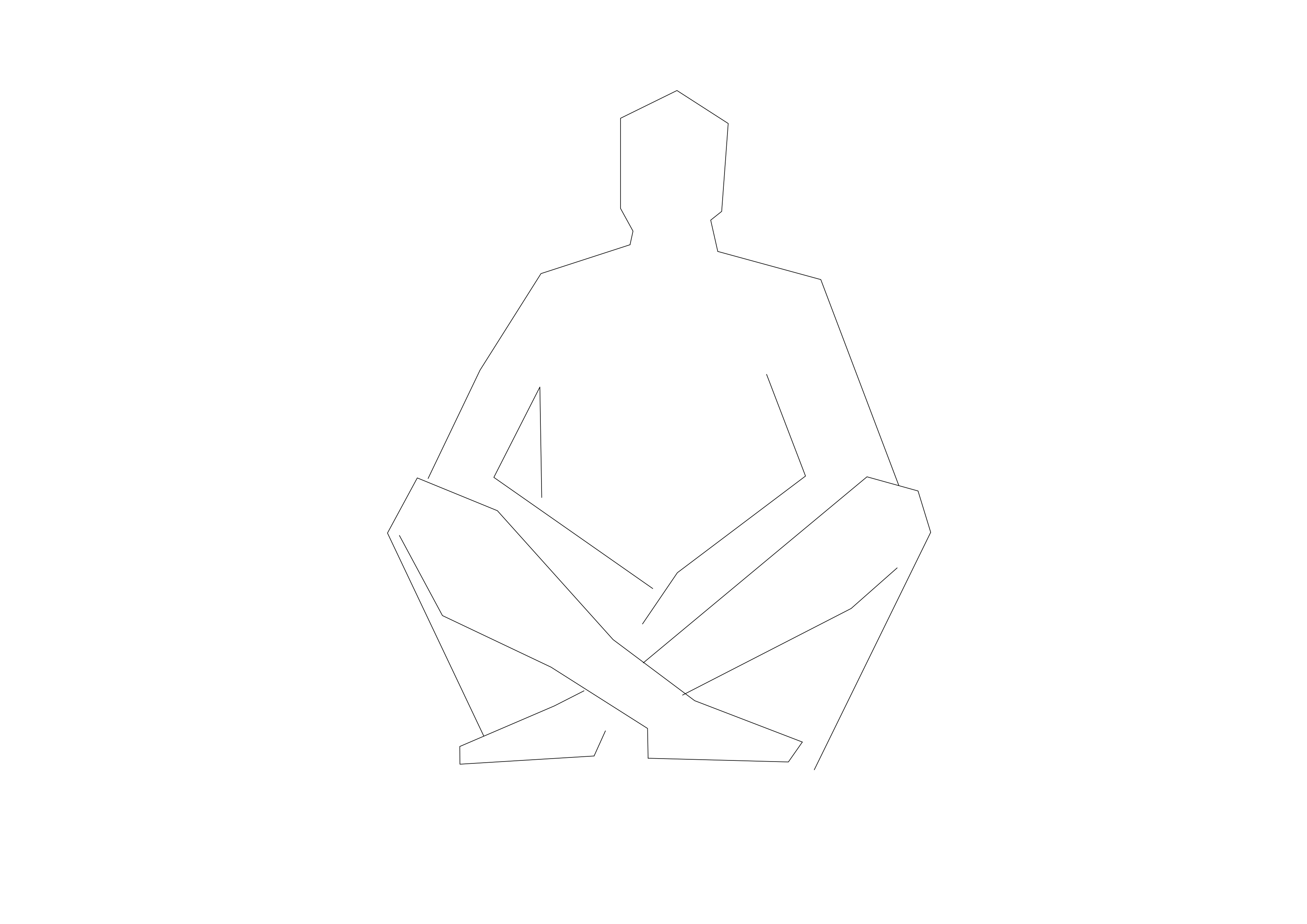 Free Person Sitting Elevation CAD Block – DWG, DXF, PDF Format
