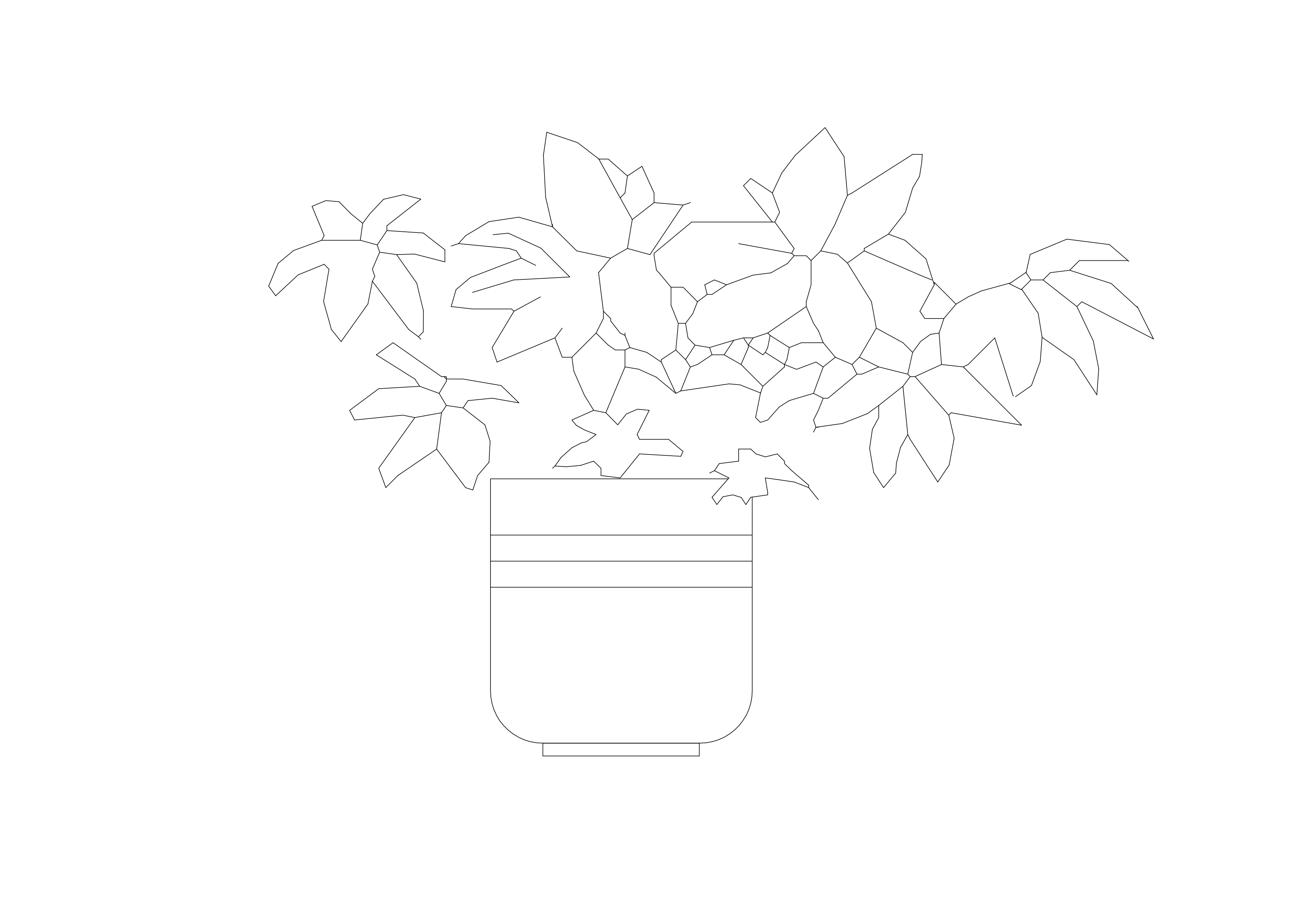 Free Plant Elevation CAD Block – DWG, DXF, PDF Format