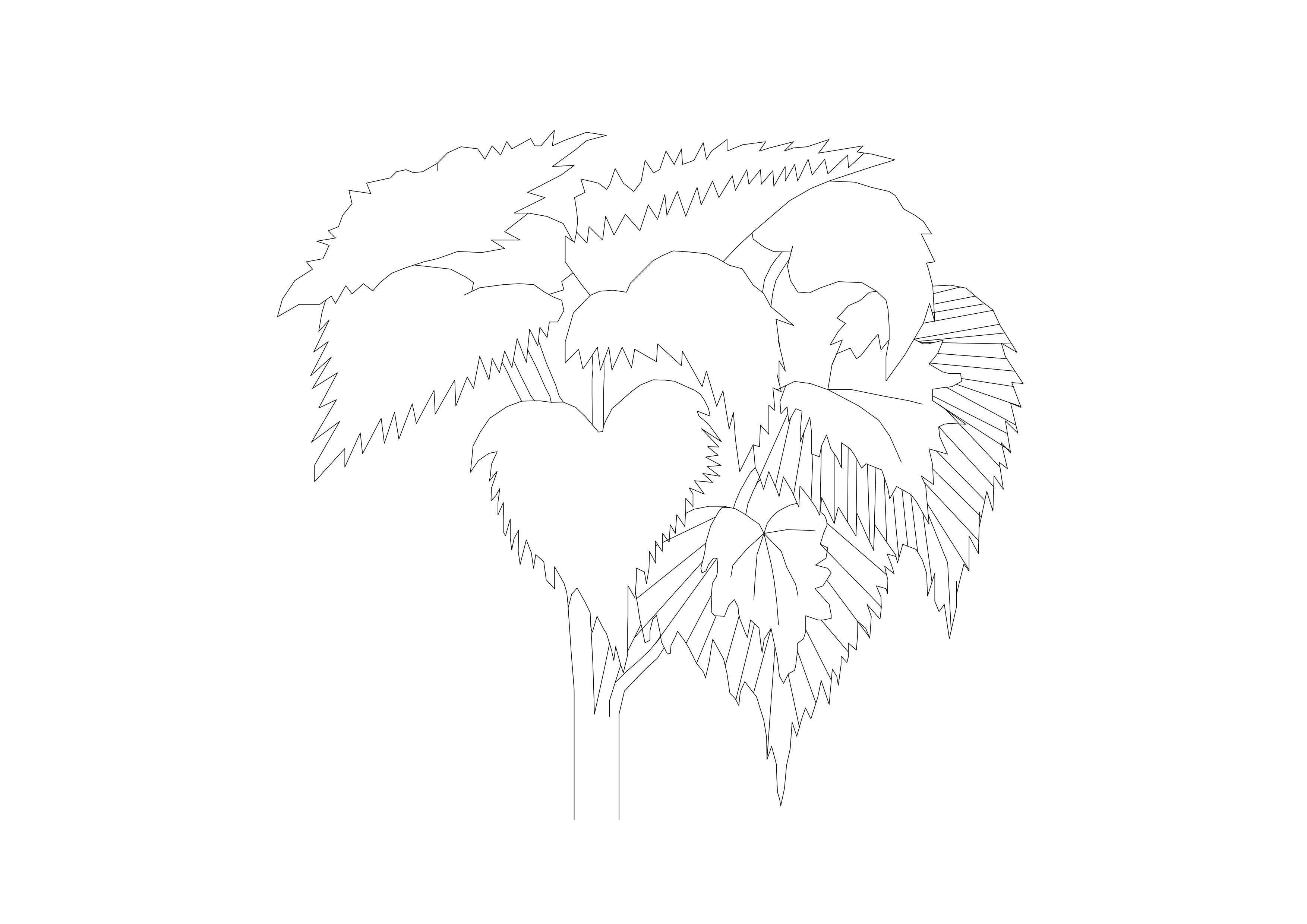 Free Plant Elevation CAD Block – DWG, DXF, PDF Format