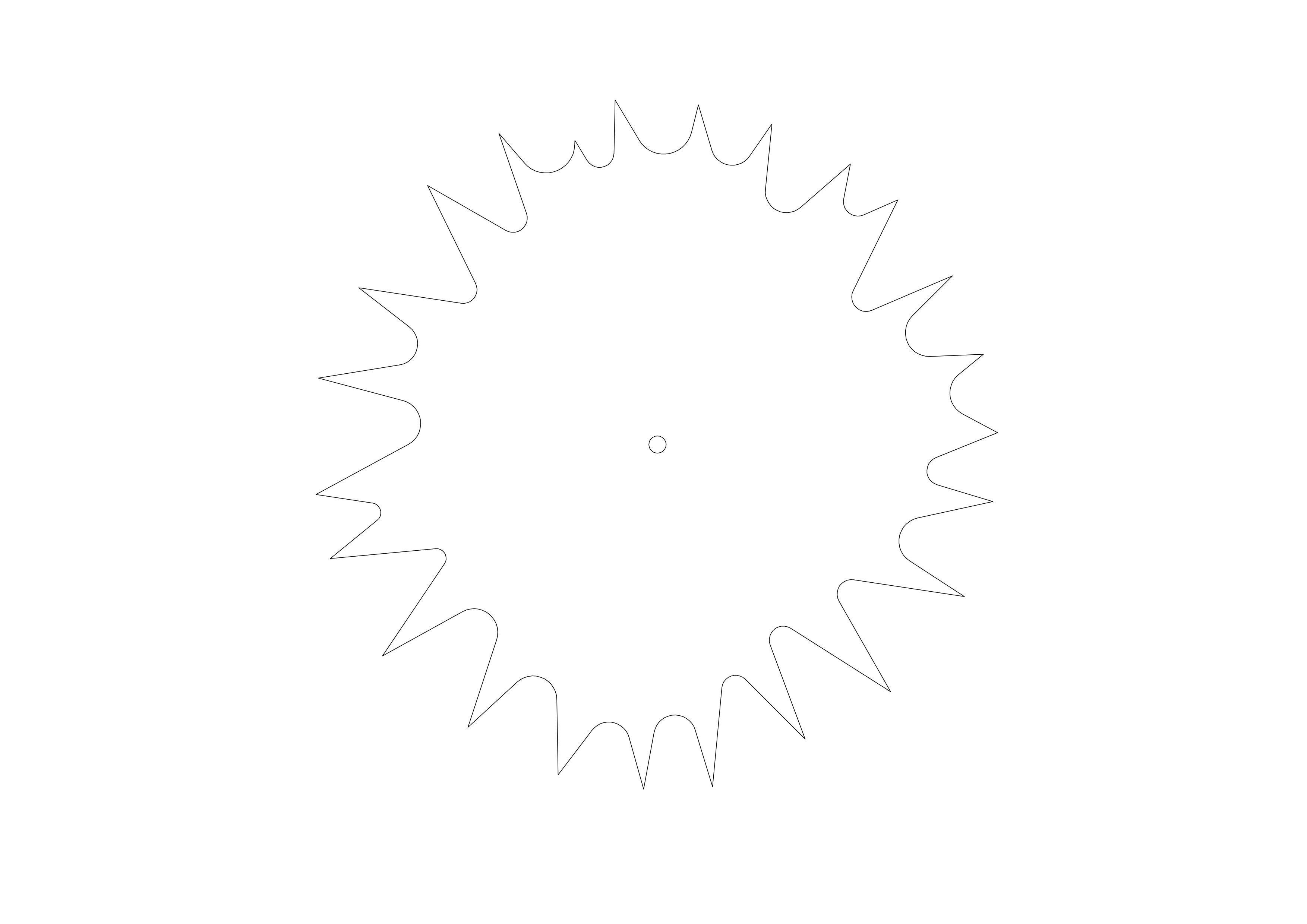 Free Plant Top View CAD Block – DWG, DXF, PDF Format