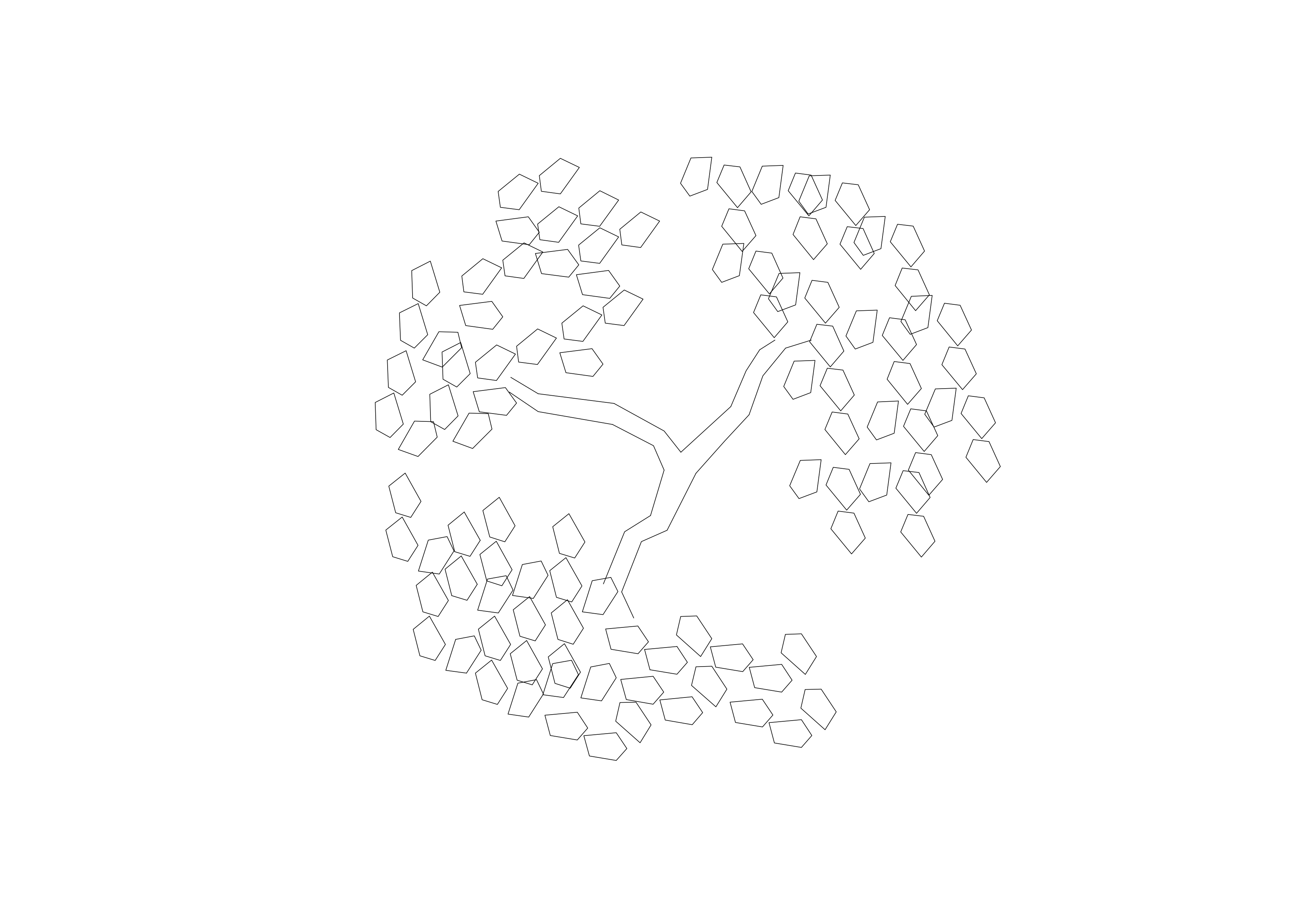 Free Plant Top View CAD Block – DWG, DXF, PDF Format