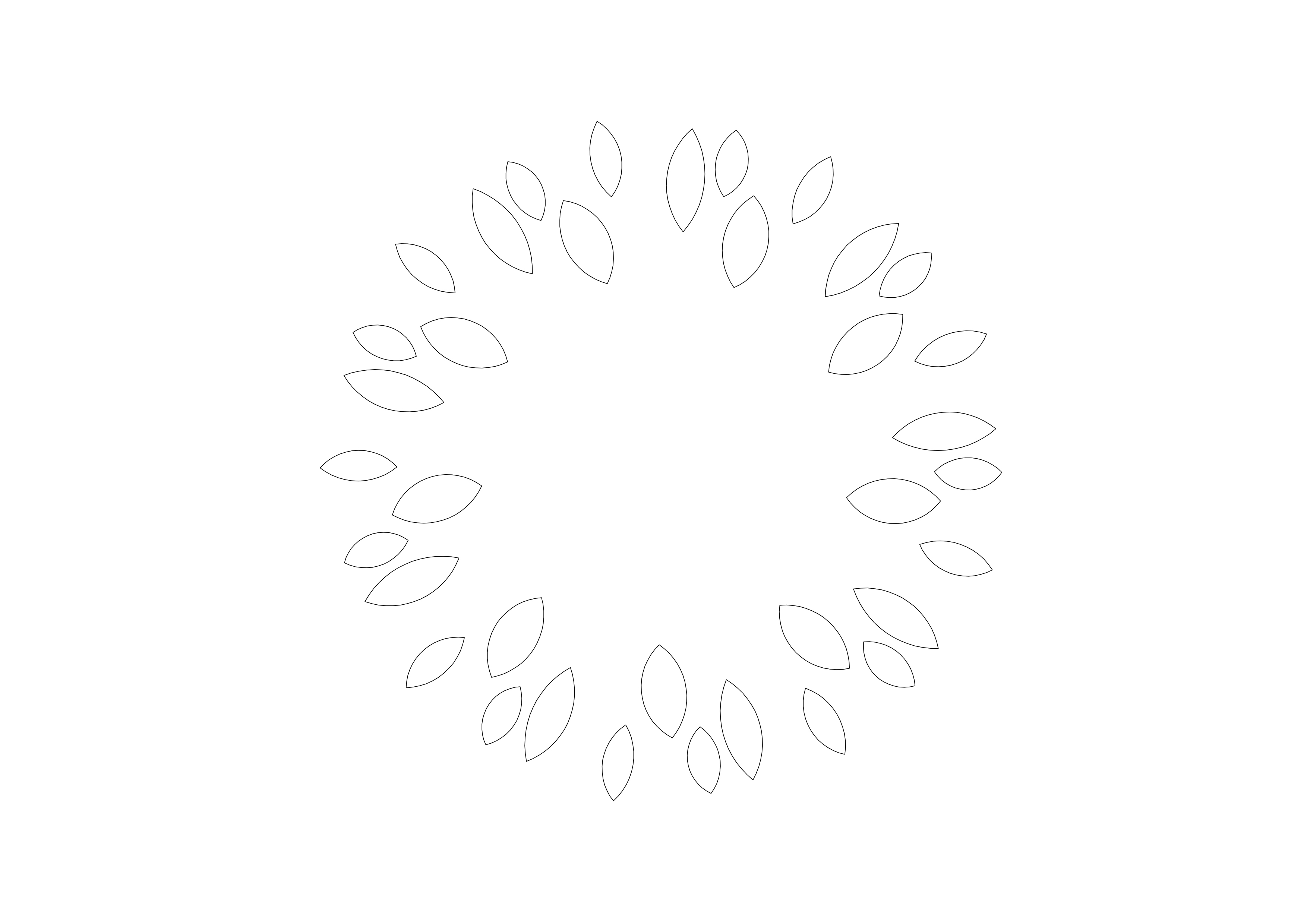 Free Plant Top View CAD Block – DWG, DXF, PDF Format