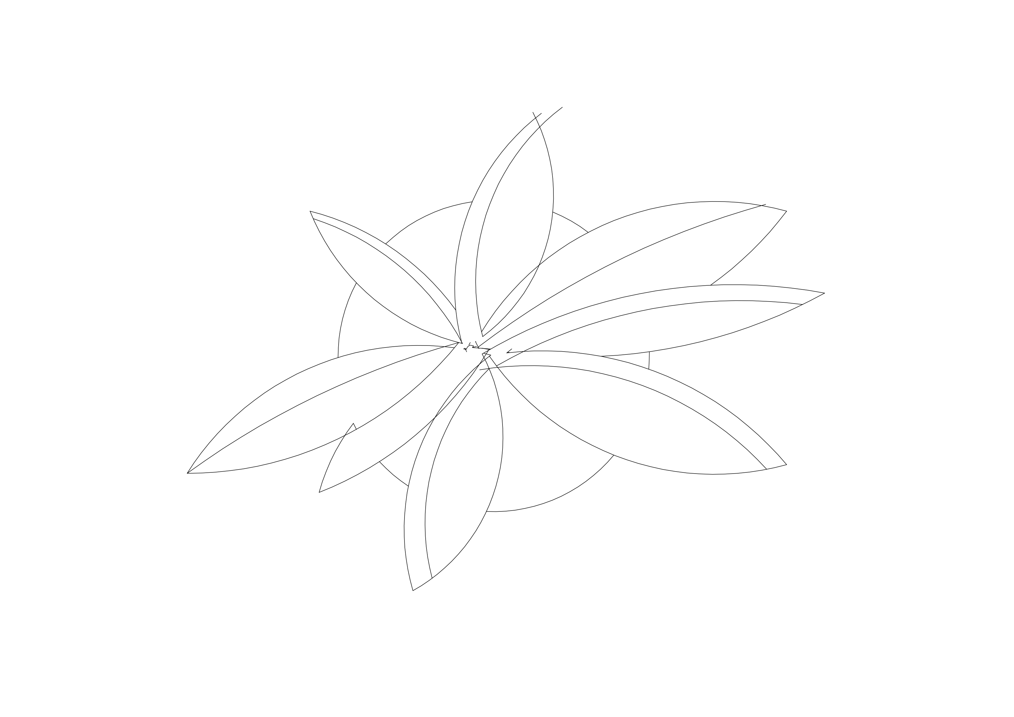 Free Plant Top View CAD Block – DWG, DXF, PDF Format