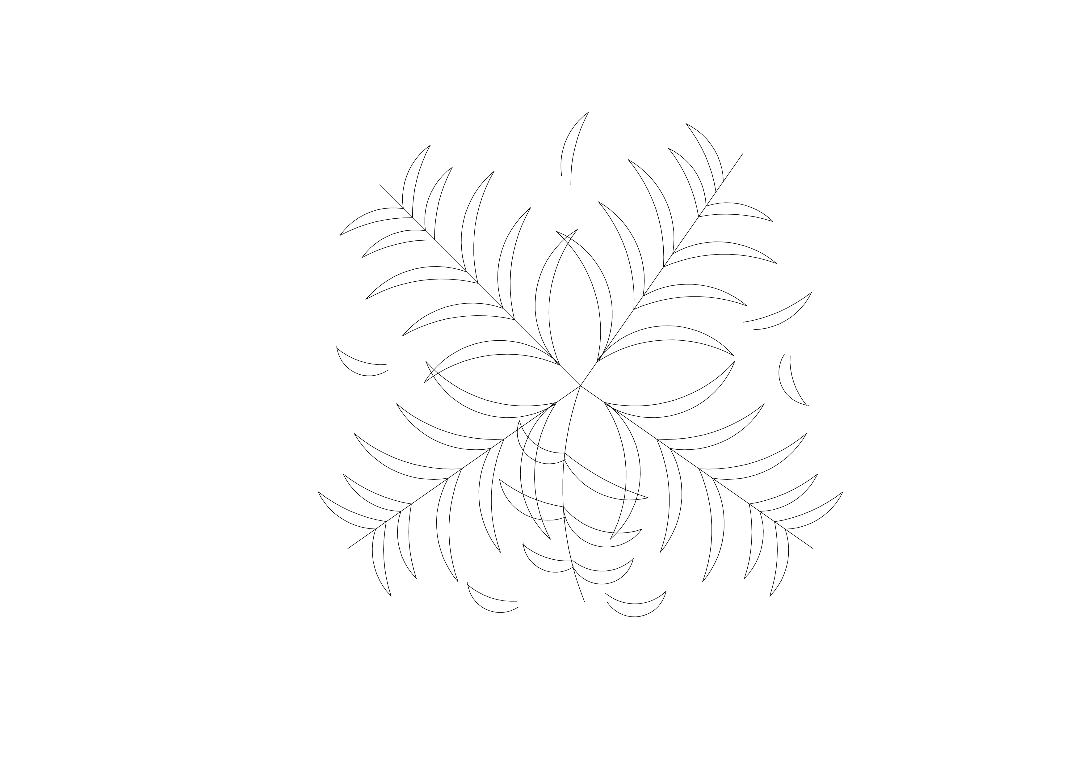 Free Plant Top View CAD Block – DWG, DXF, PDF Format