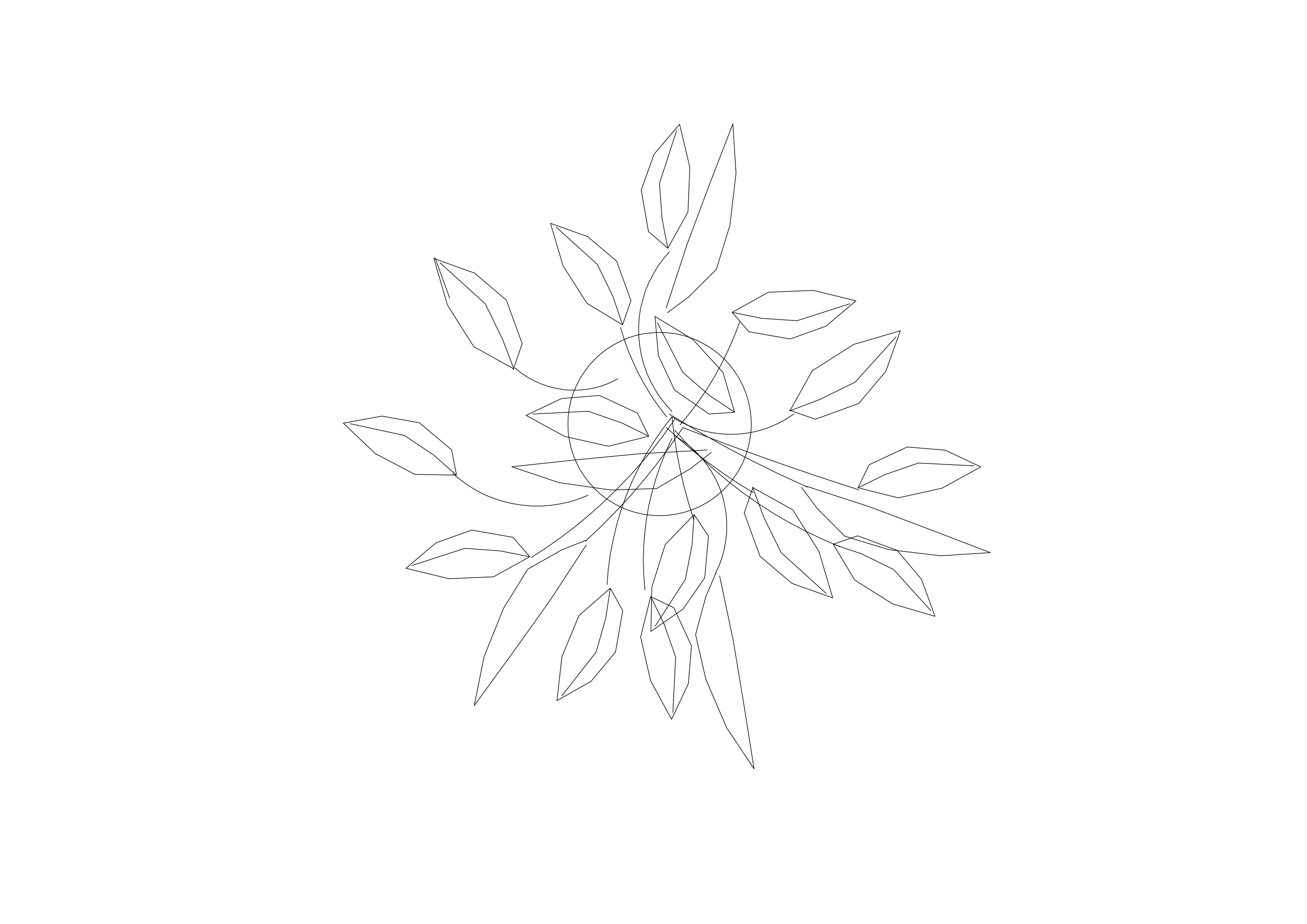 Free Plant Top View CAD Block – DWG, DXF, PDF Format