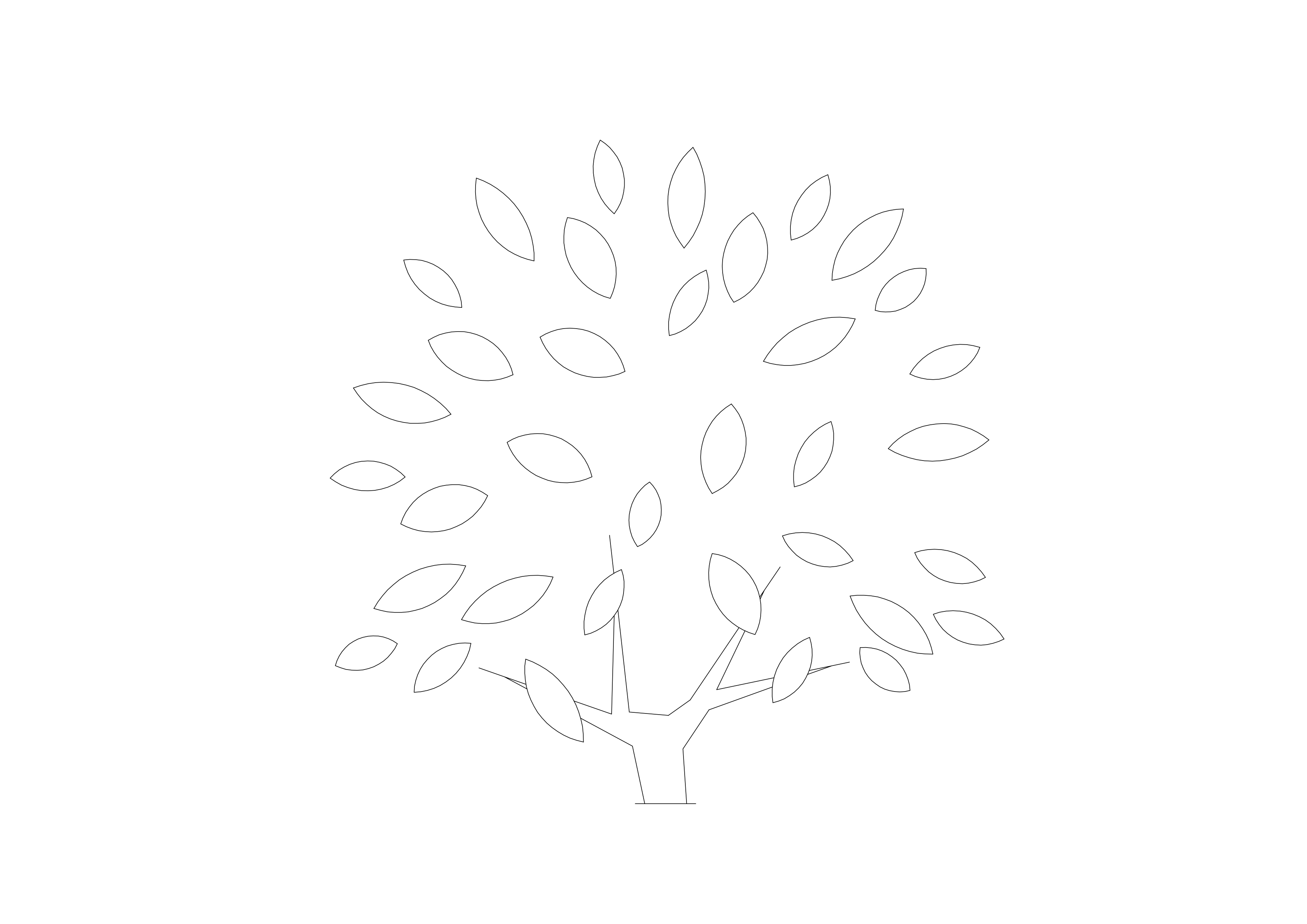 Free Tree Elevation CAD Block – DWG, DXF, PDF Format