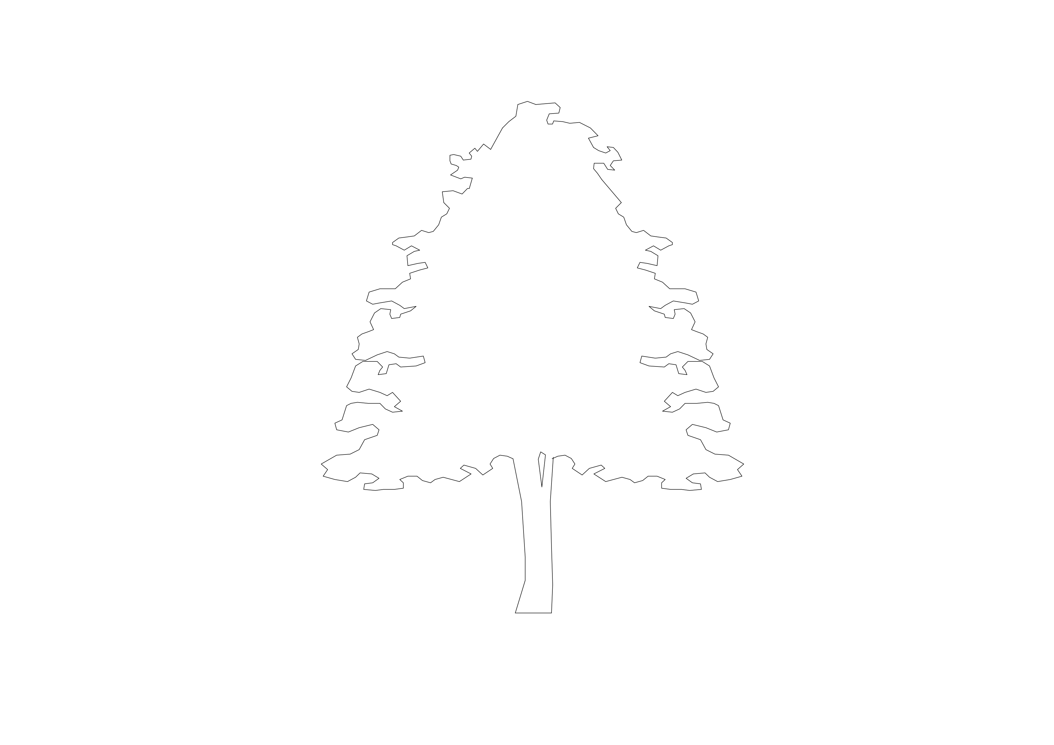 Free Tree Elevation CAD Block – DWG, DXF, PDF Format