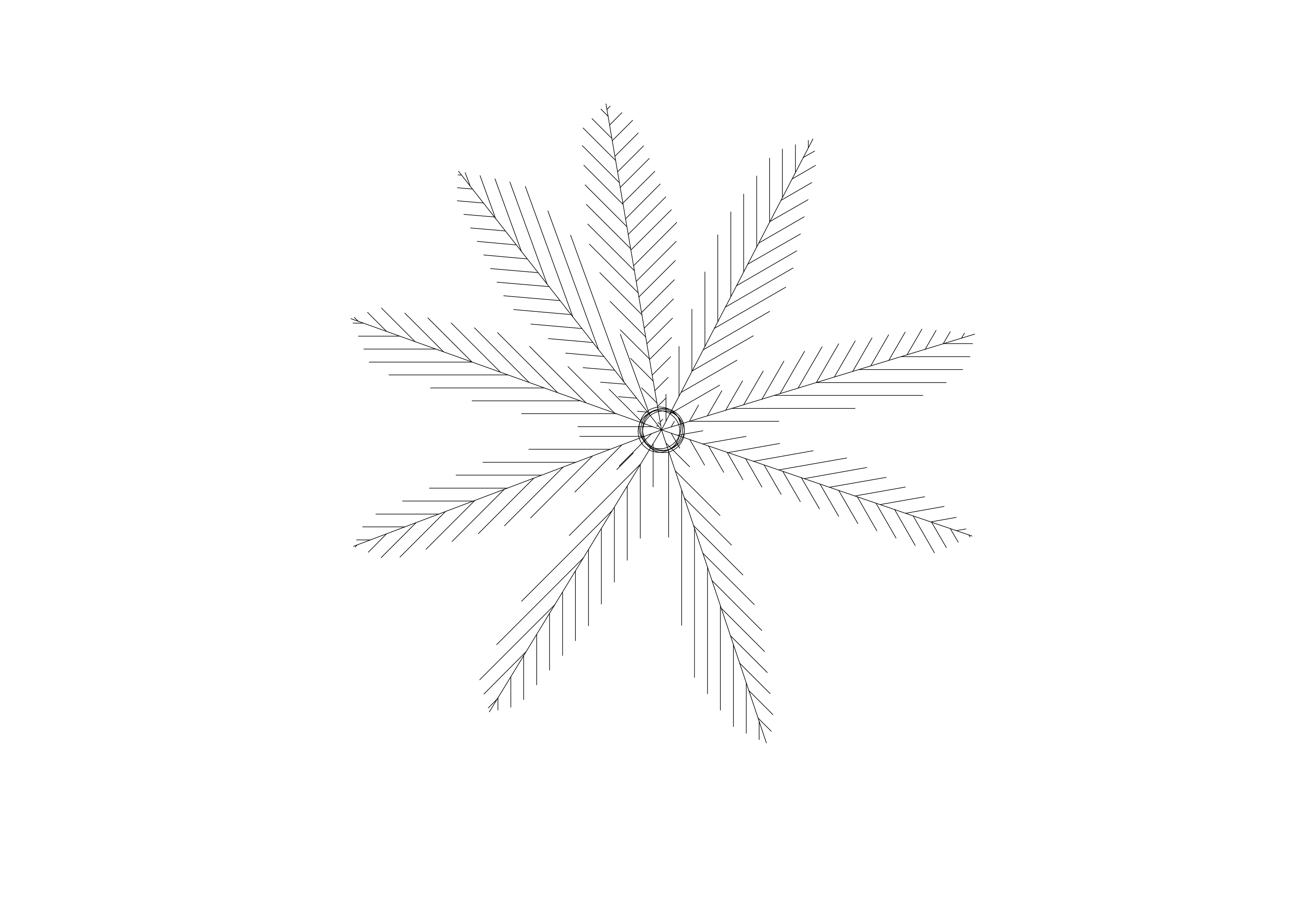 Free Palm Tree Top View CAD Block – DWG, DXF, PDF Format