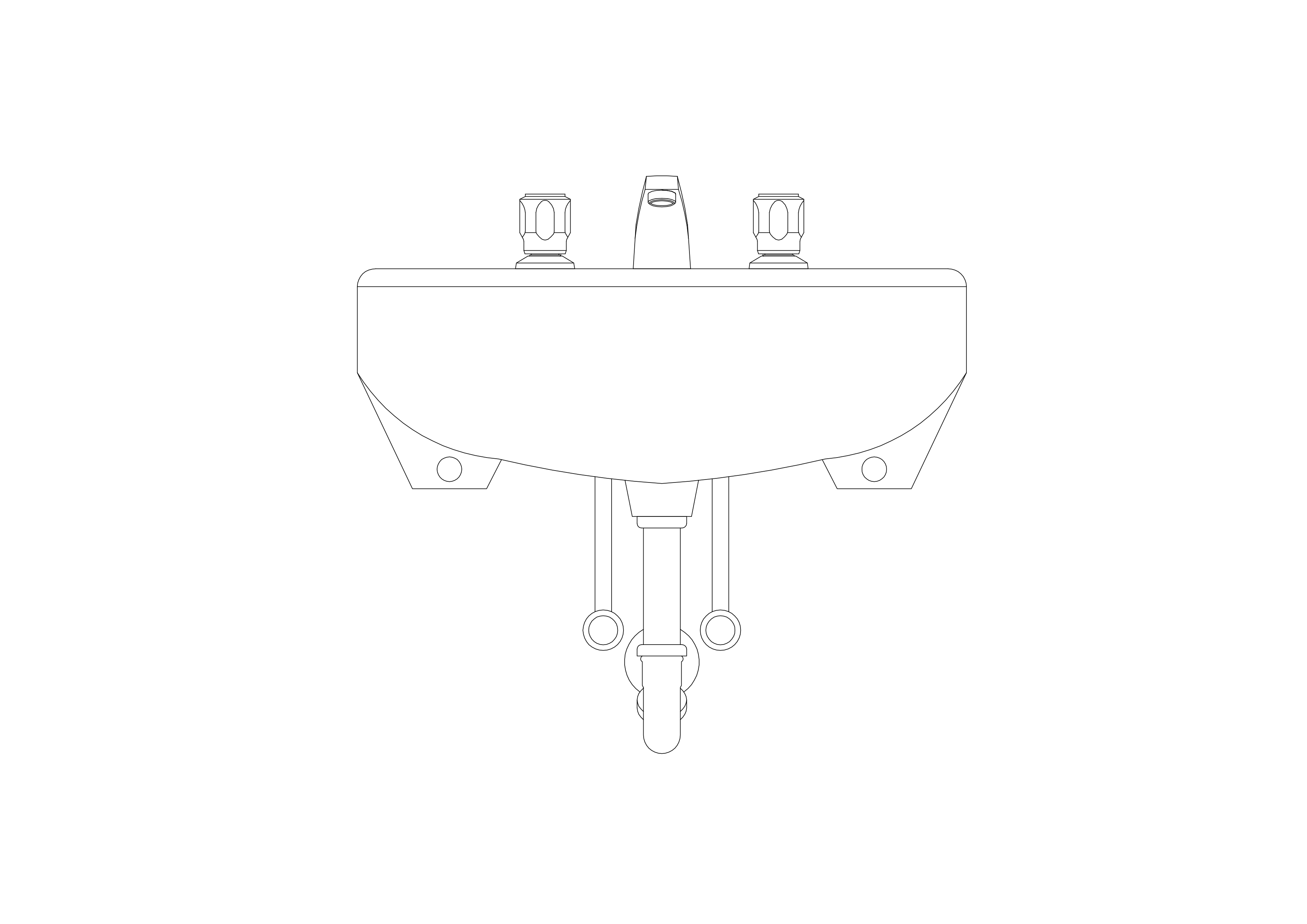 Free Sink Elevation CAD Block – DWG, DXF, PDF Format