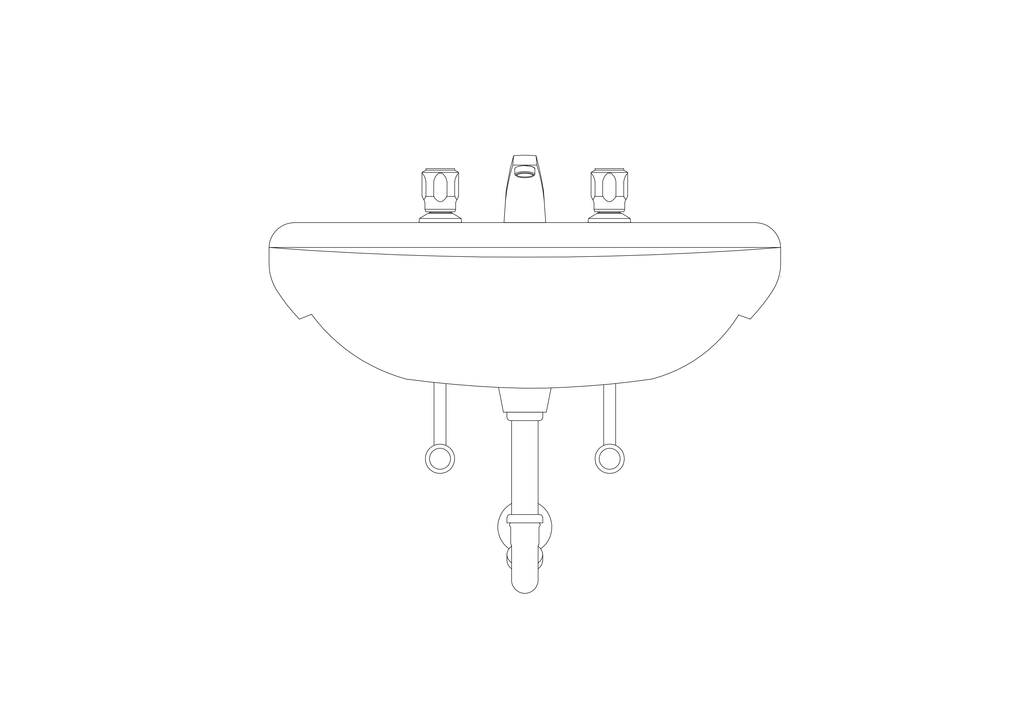 Free Sink Elevation CAD Block – DWG, DXF, PDF Format