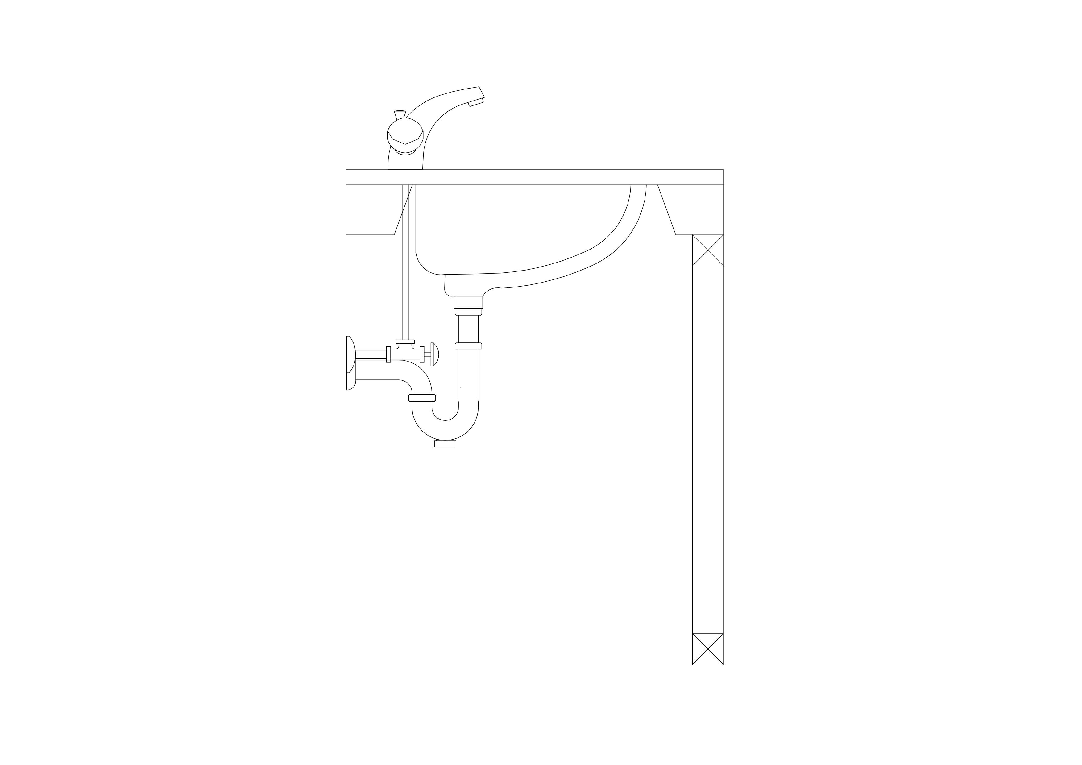 Free Sink Elevation CAD Block – DWG, DXF, PDF Format