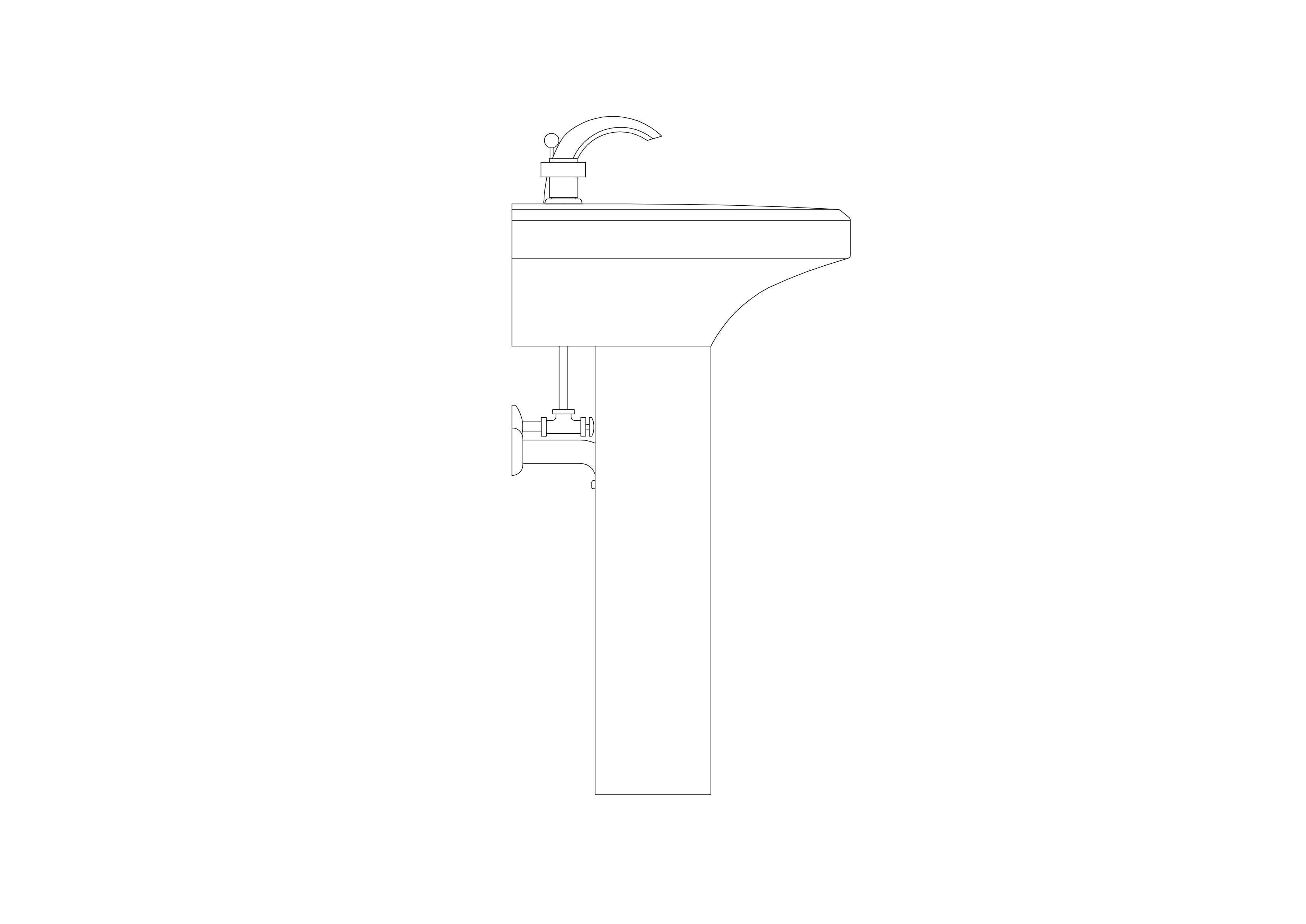 Free Sink Elevation CAD Block – DWG, DXF, PDF Format