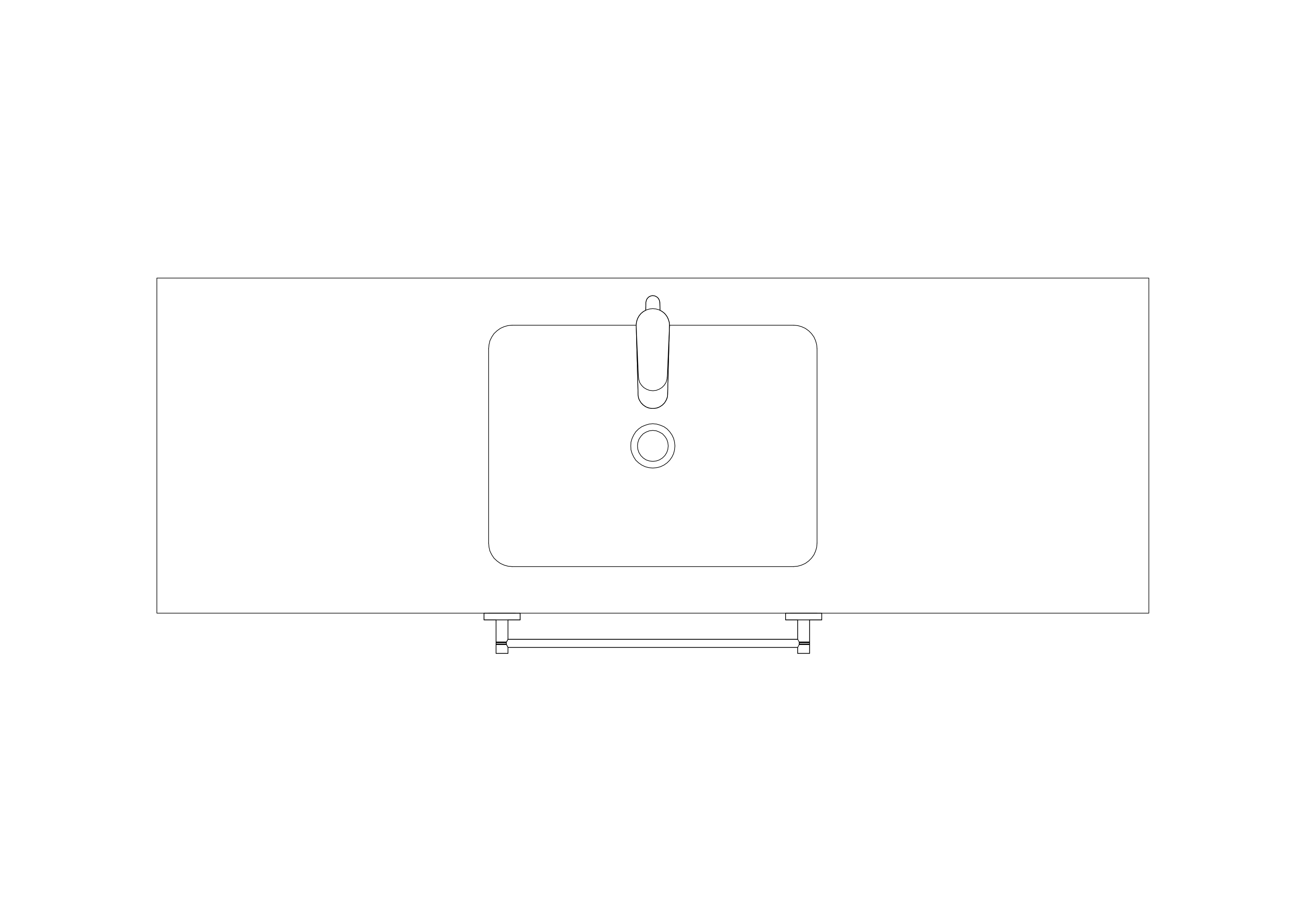 Free Sink Top View CAD Block – DWG, DXF, PDF Format