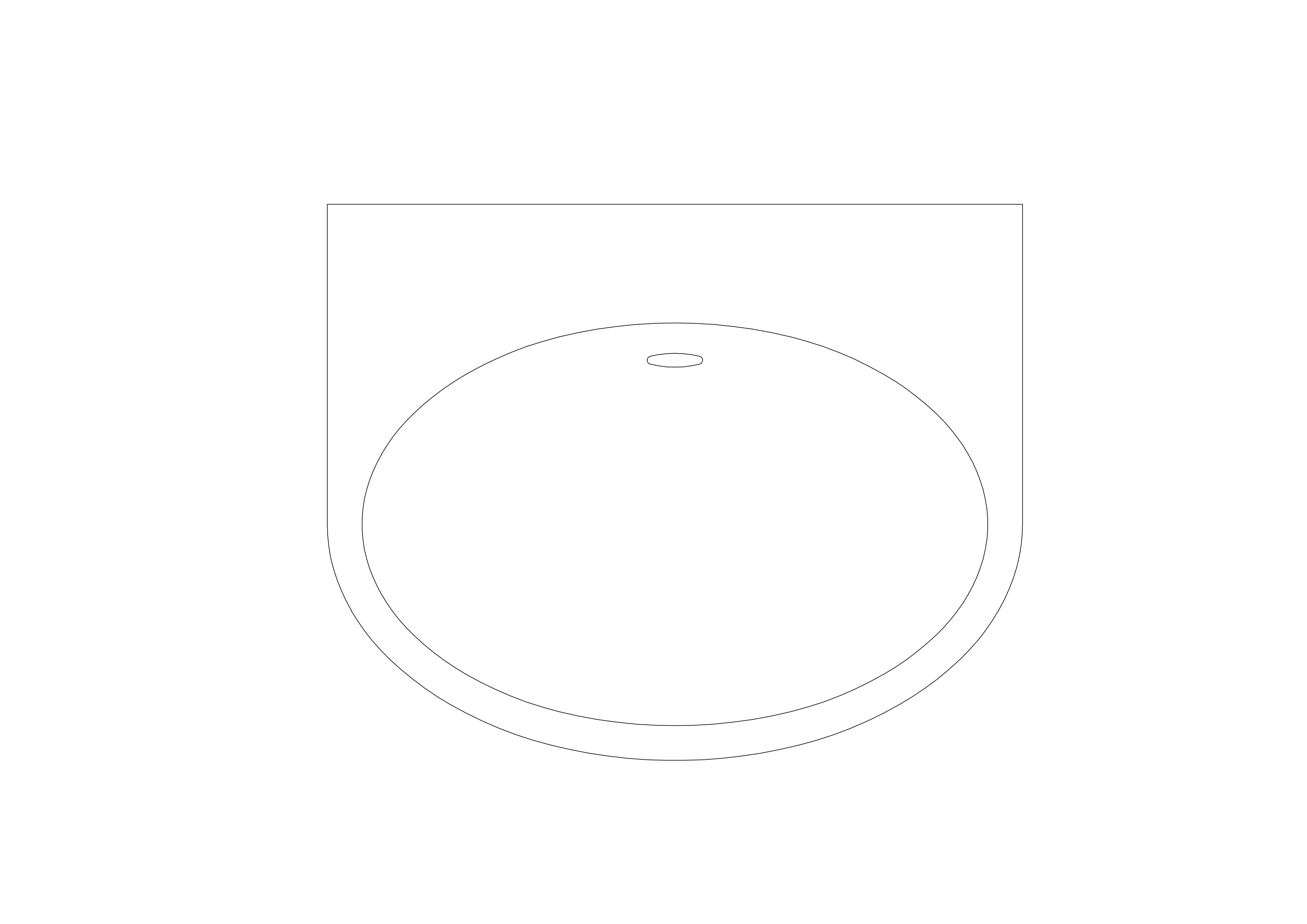 Free Sink Top View CAD Block – DWG, DXF, PDF Format