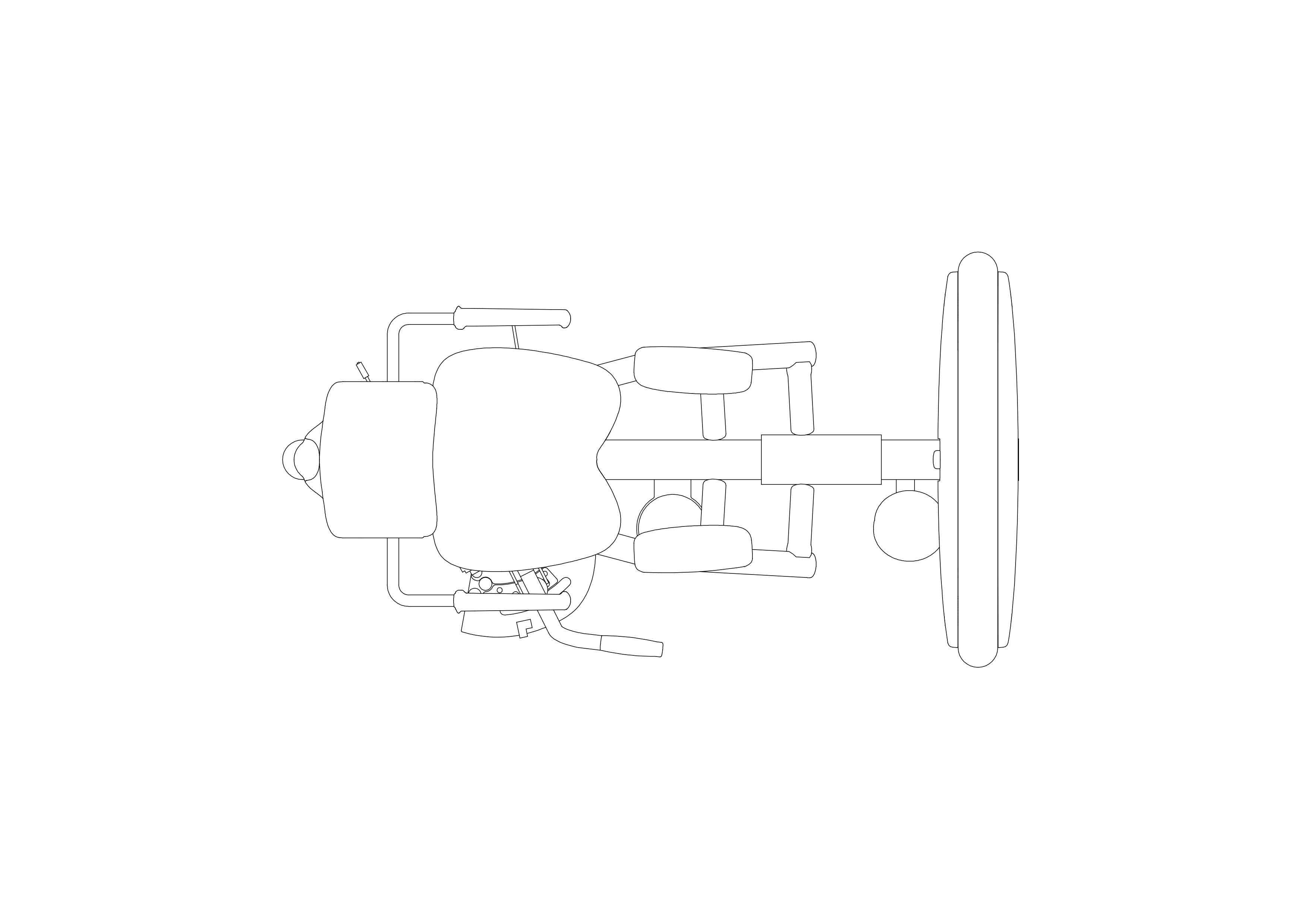 Free Gym Equipment Top View CAD Block – DWG, DXF, PDF Format