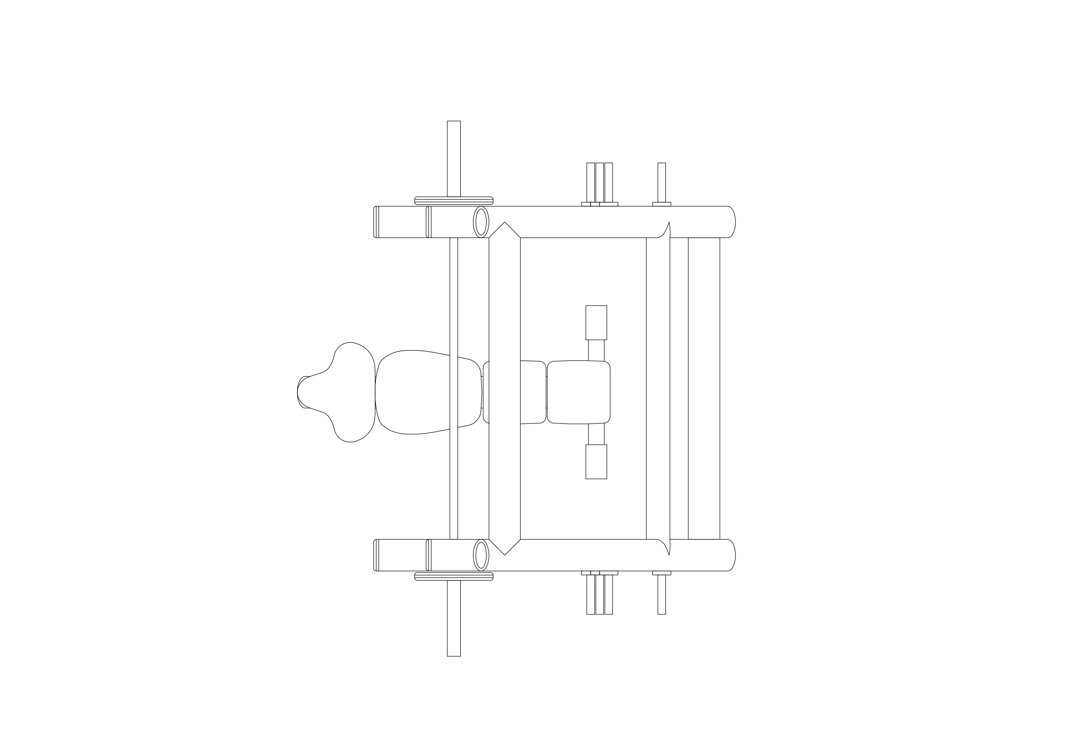 Free Gym Equipment Top View CAD Block – DWG, DXF, PDF Format