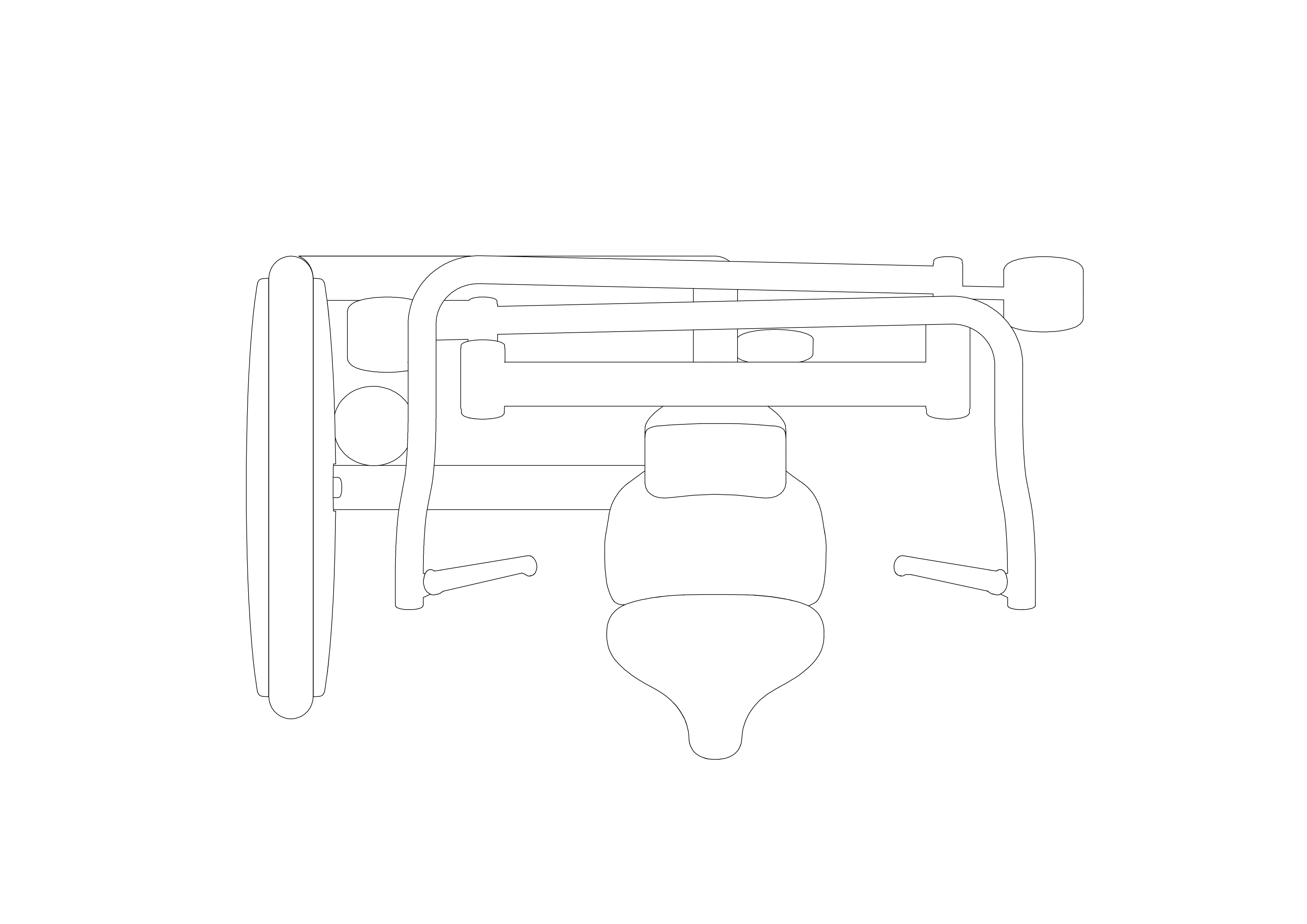 Free Gym Equipment Top View CAD Block – DWG, DXF, PDF Format