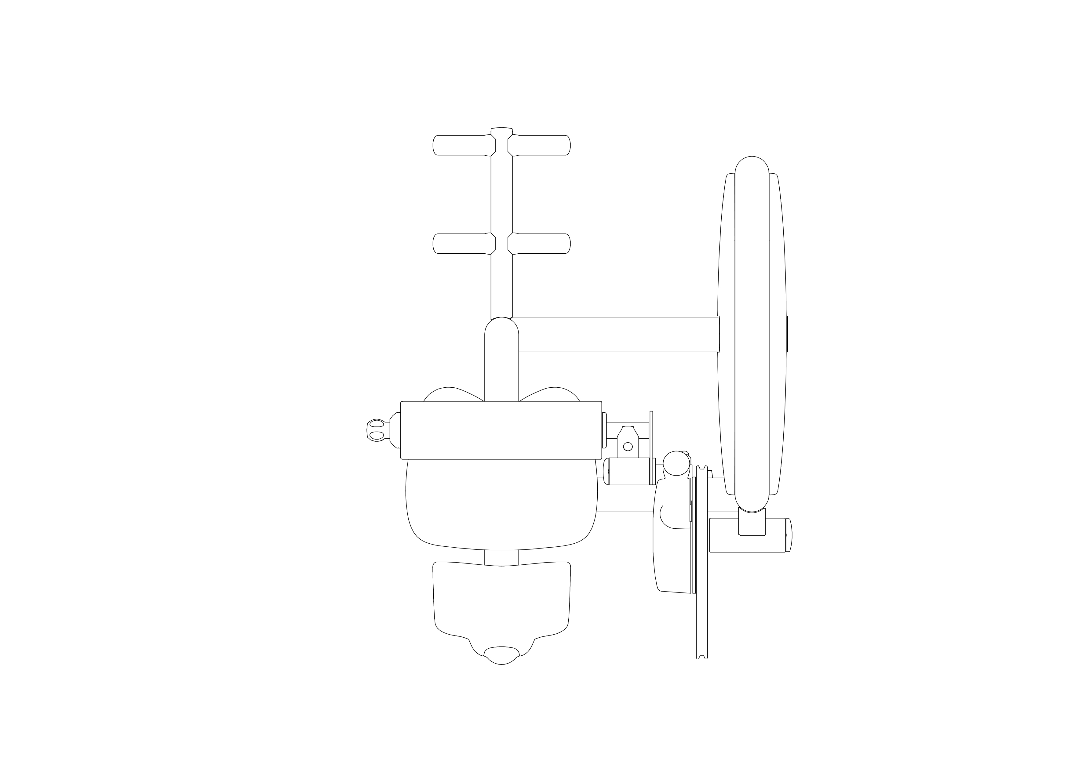 Free Gym Equipment Top View CAD Block – DWG, DXF, PDF Format