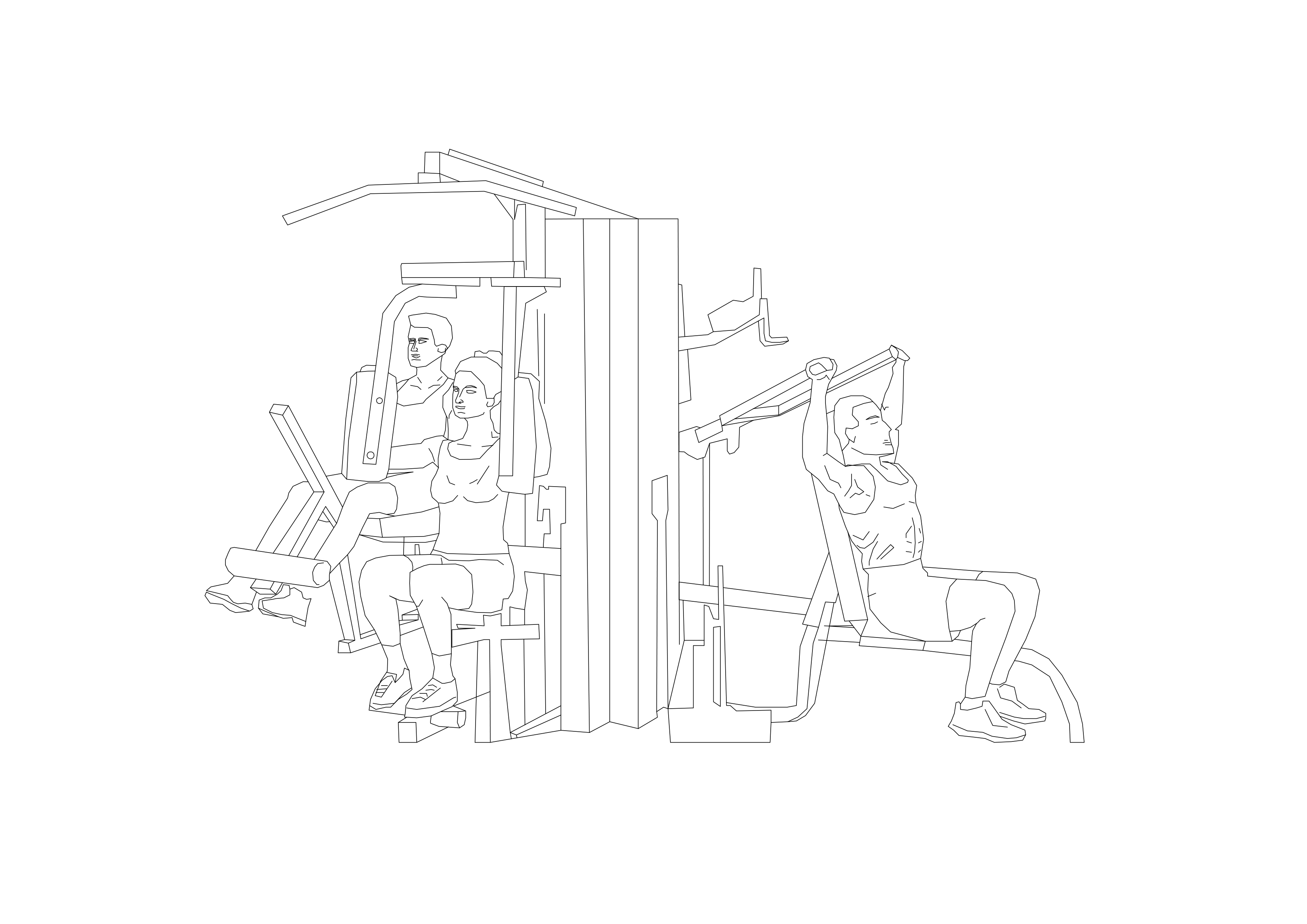 Free Gym Equipment Elevation CAD Block – DWG, DXF, PDF Format