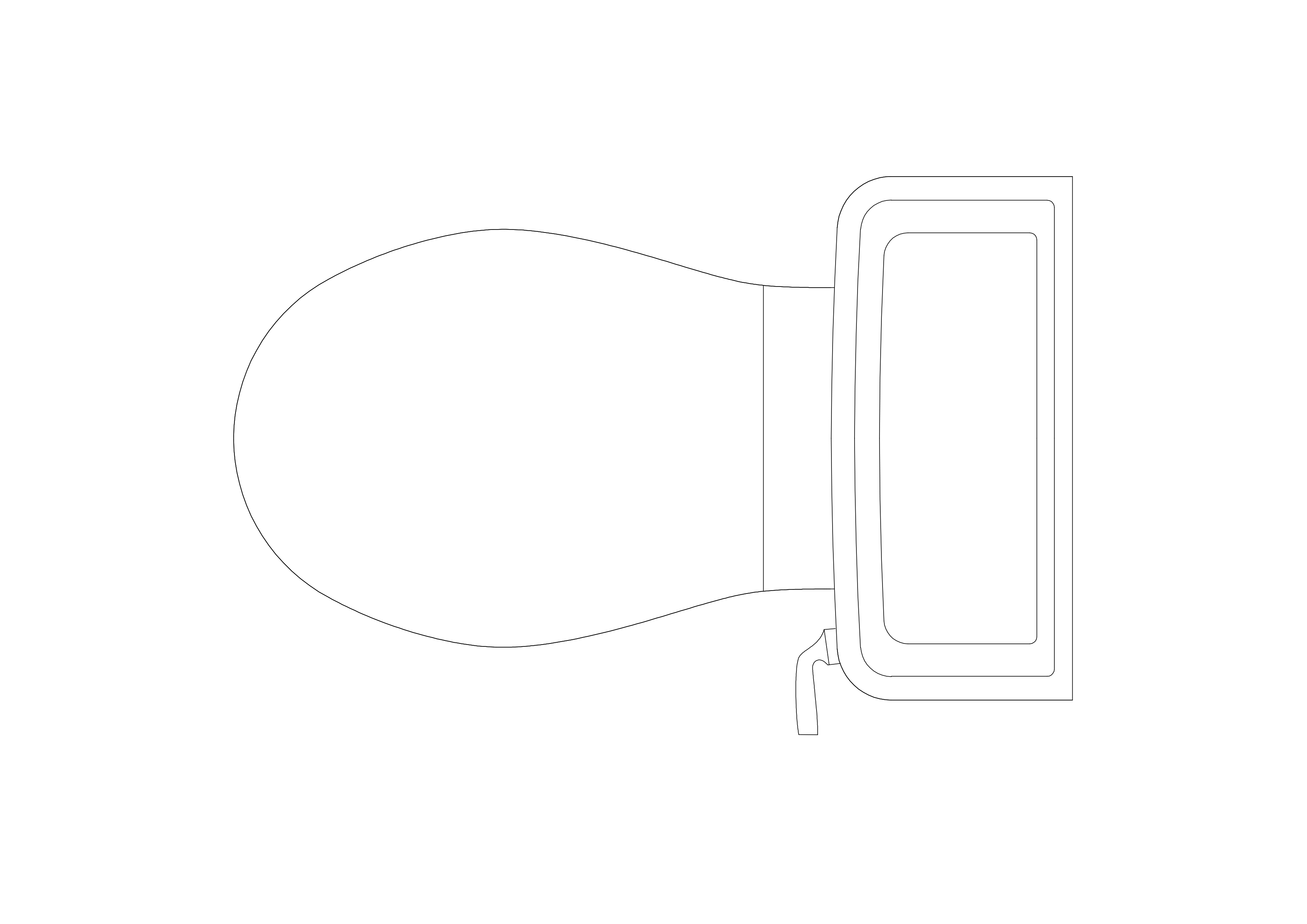 Free Toilet Top View CAD Block – DWG, DXF, PDF Format