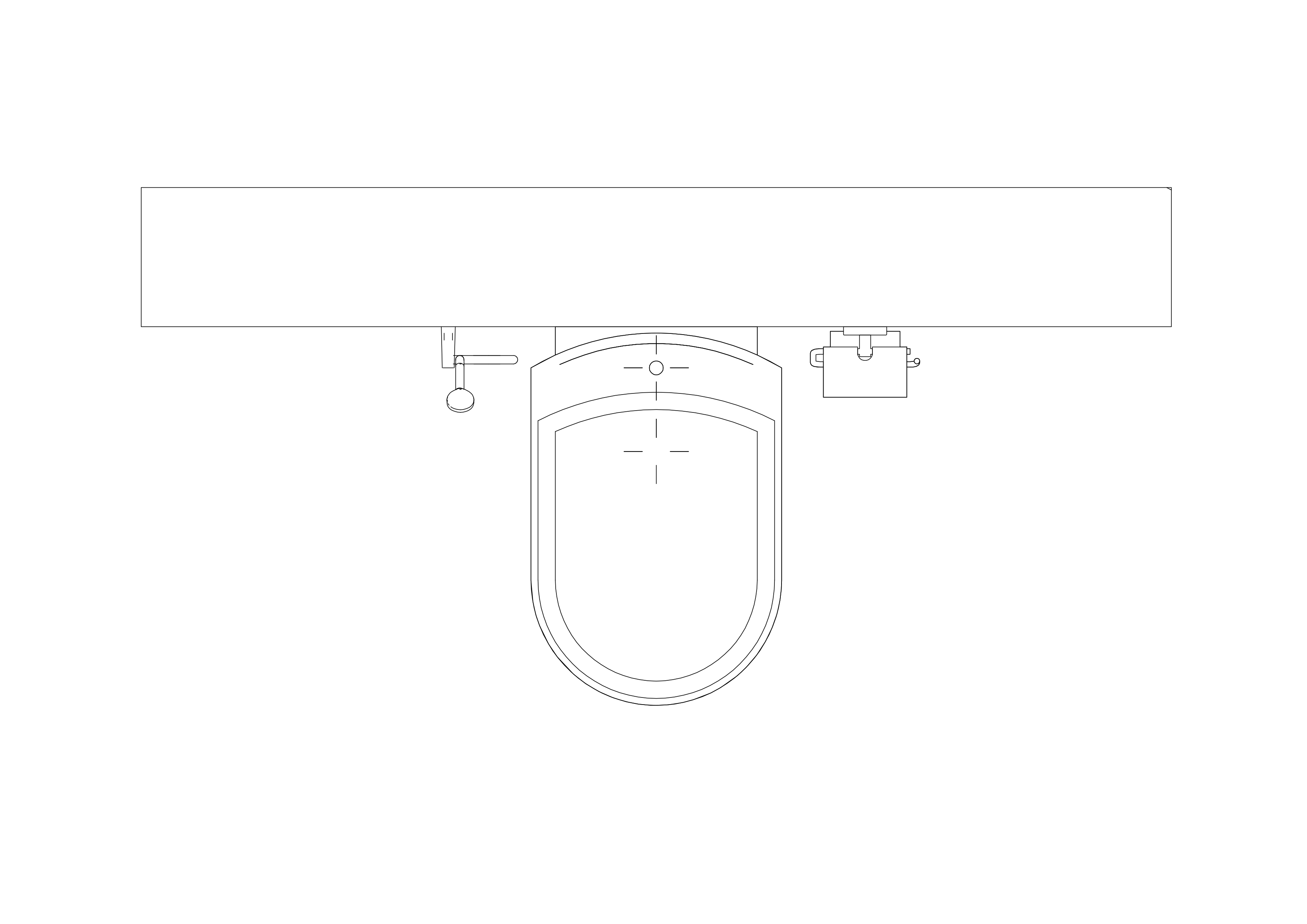Free Toilet Top View CAD Block – DWG, DXF, PDF Format