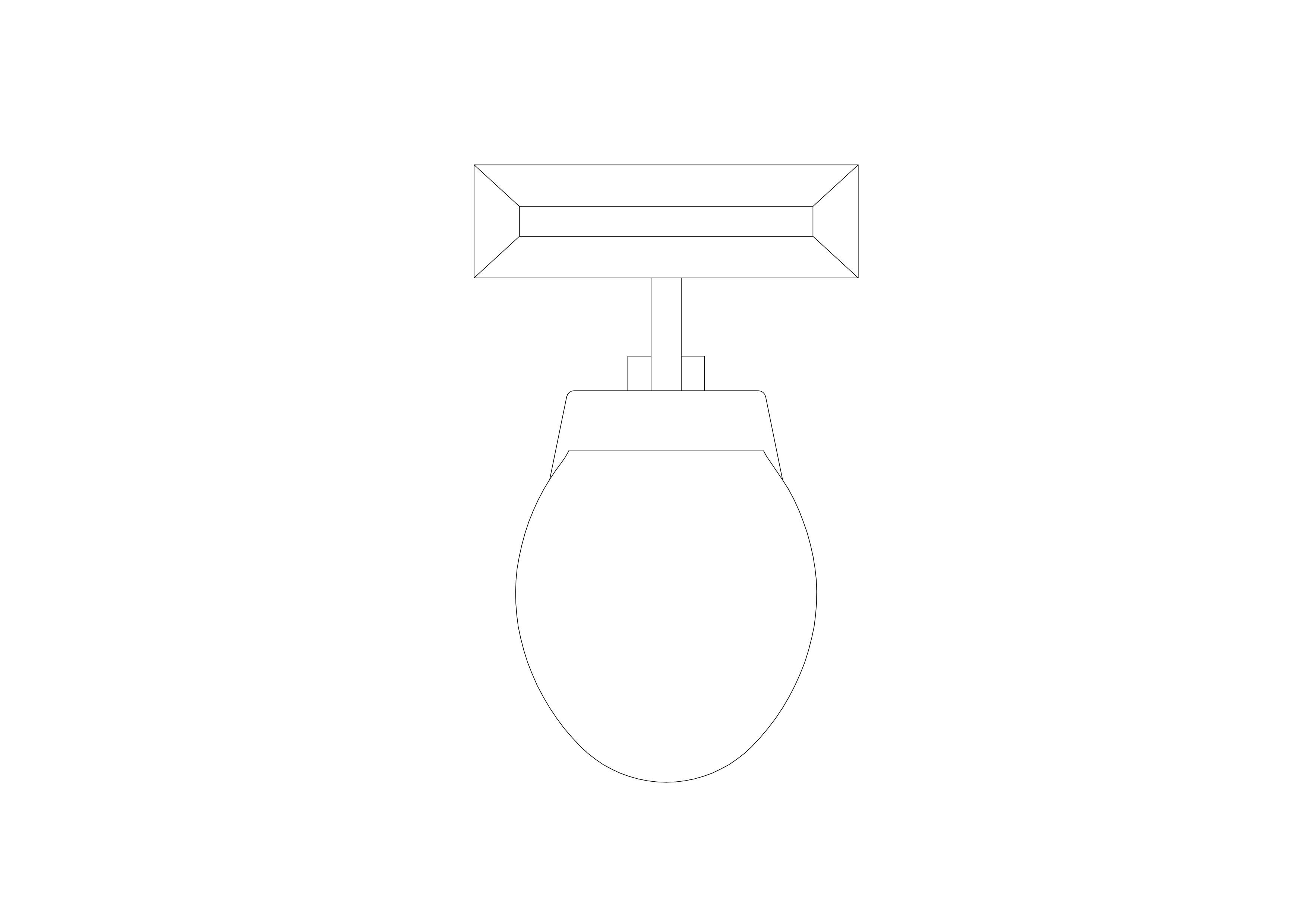 Free Toilet Top View CAD Block – DWG, DXF, PDF Format