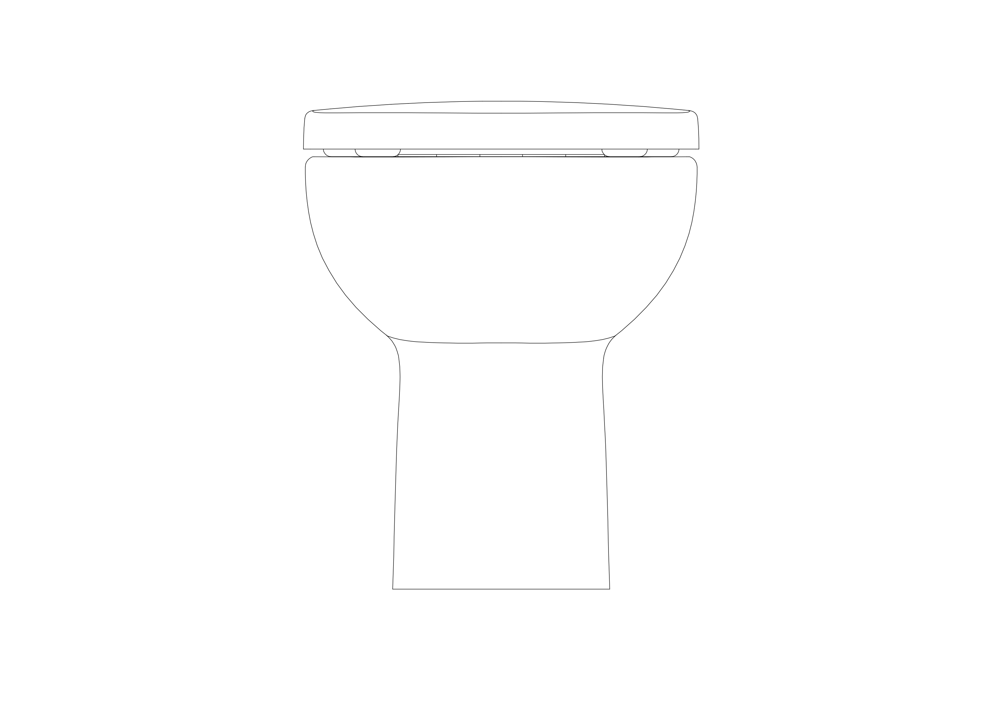 Free Toilet elevation CAD Block – DWG, DXF, PDF Format