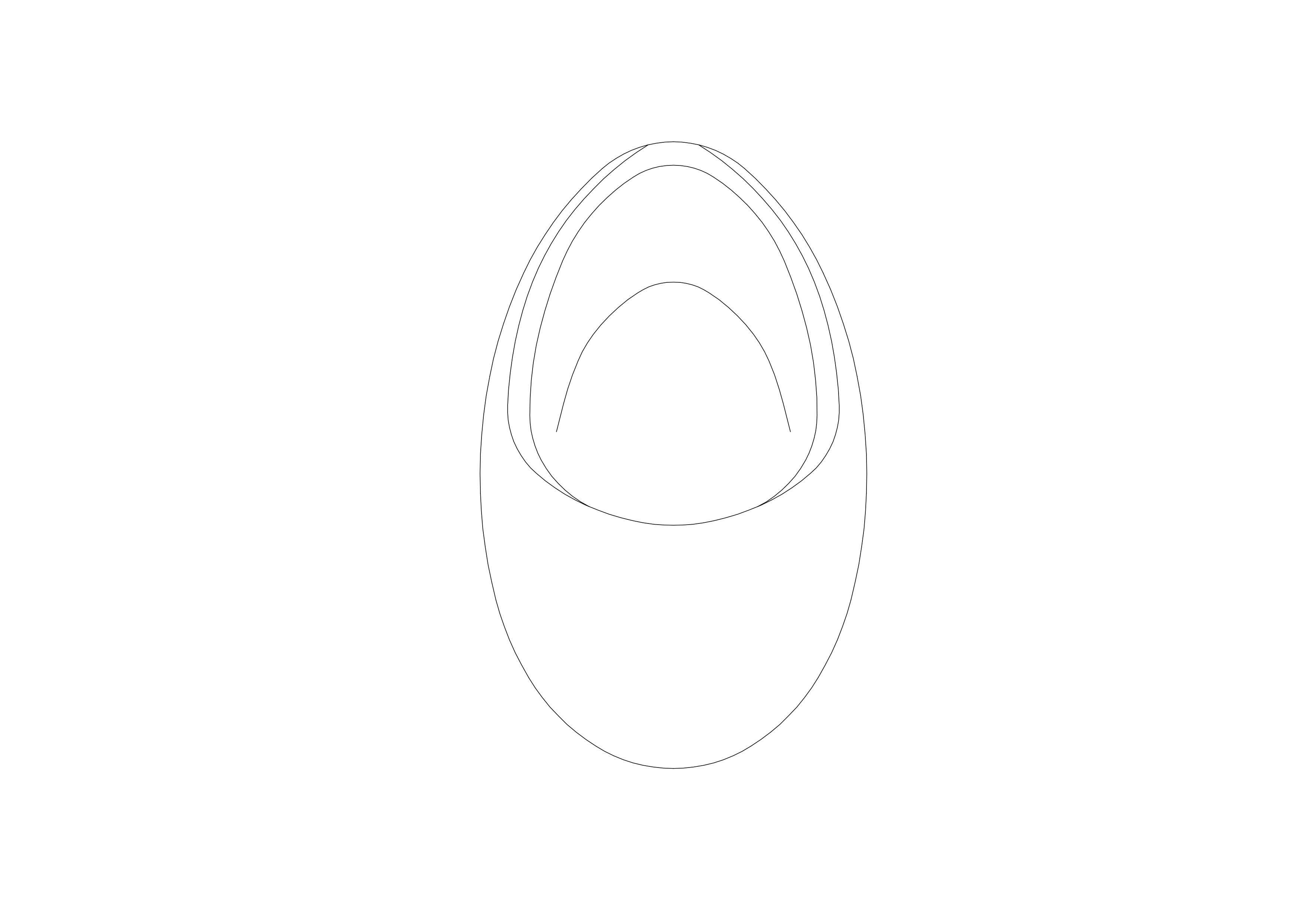 Free Urinal Elevation CAD Block – DWG, DXF, PDF Format