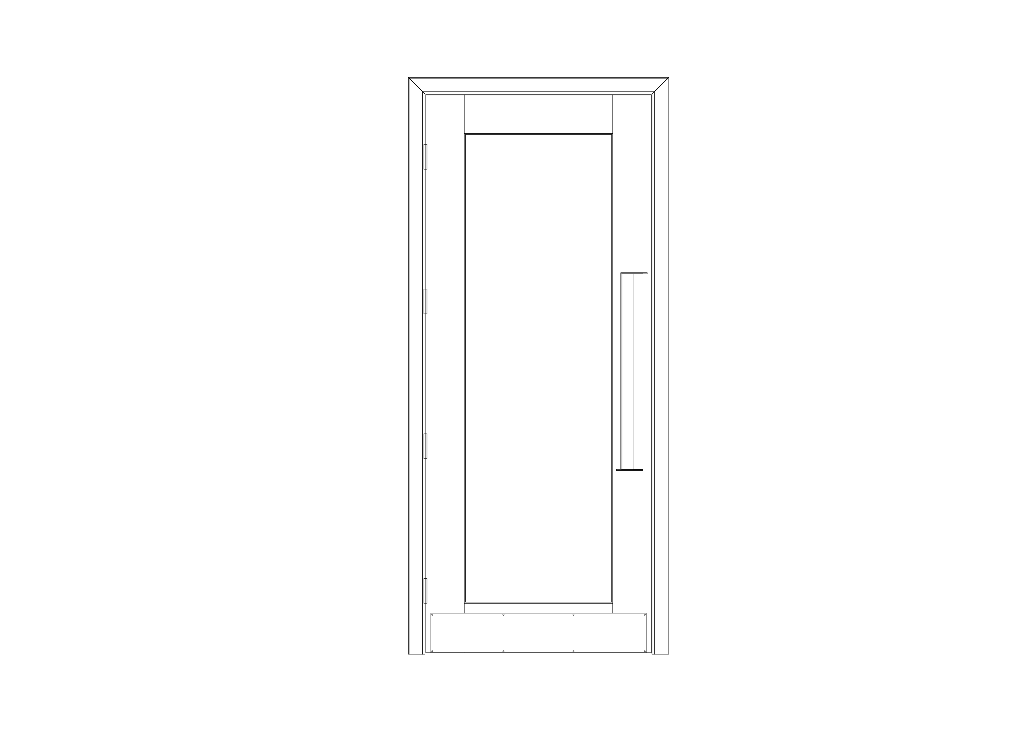 Free Door Elevation CAD Block – DWG, DXF, PDF Format