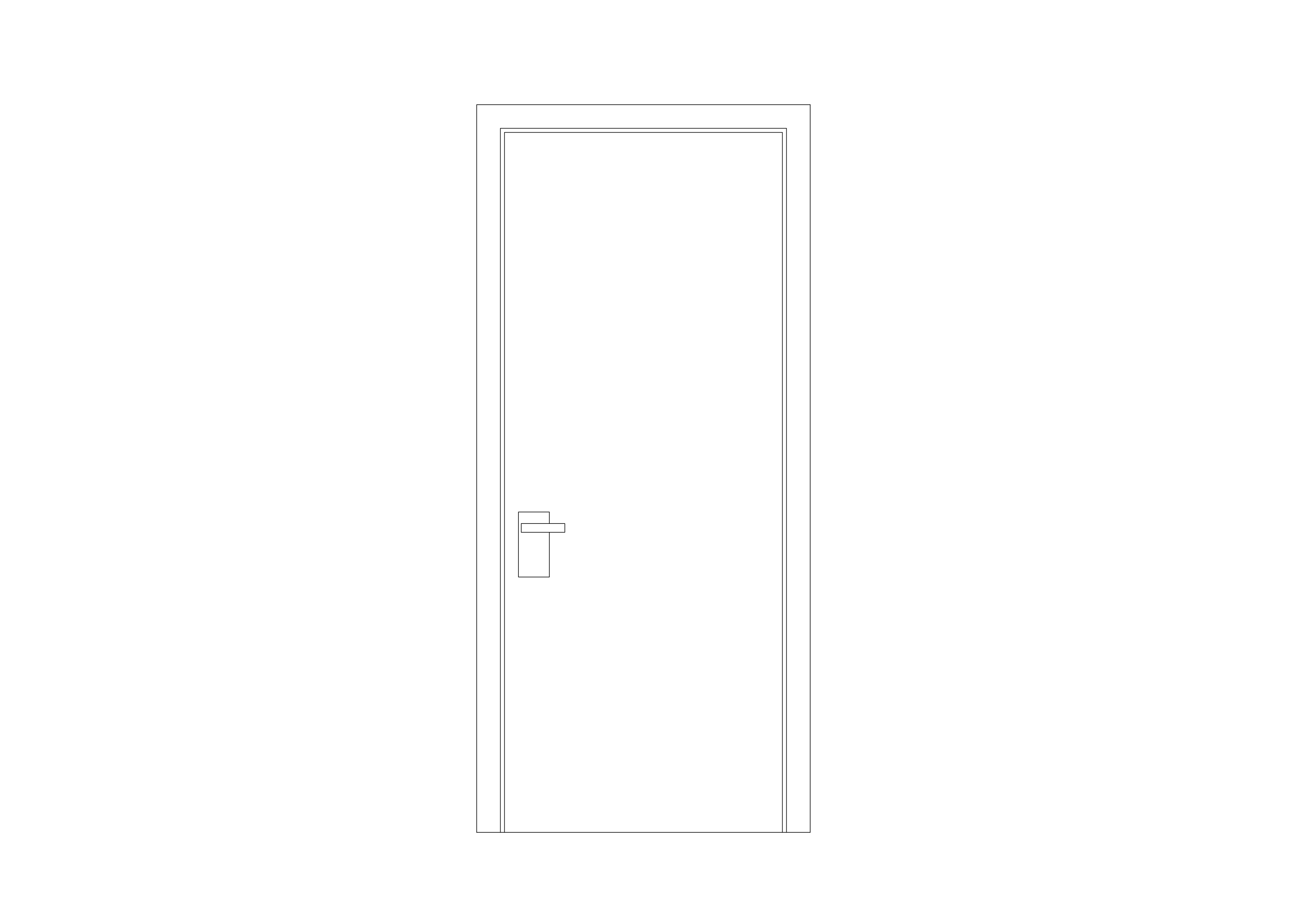 Free Door Elevation CAD Block – DWG, DXF, PDF Format