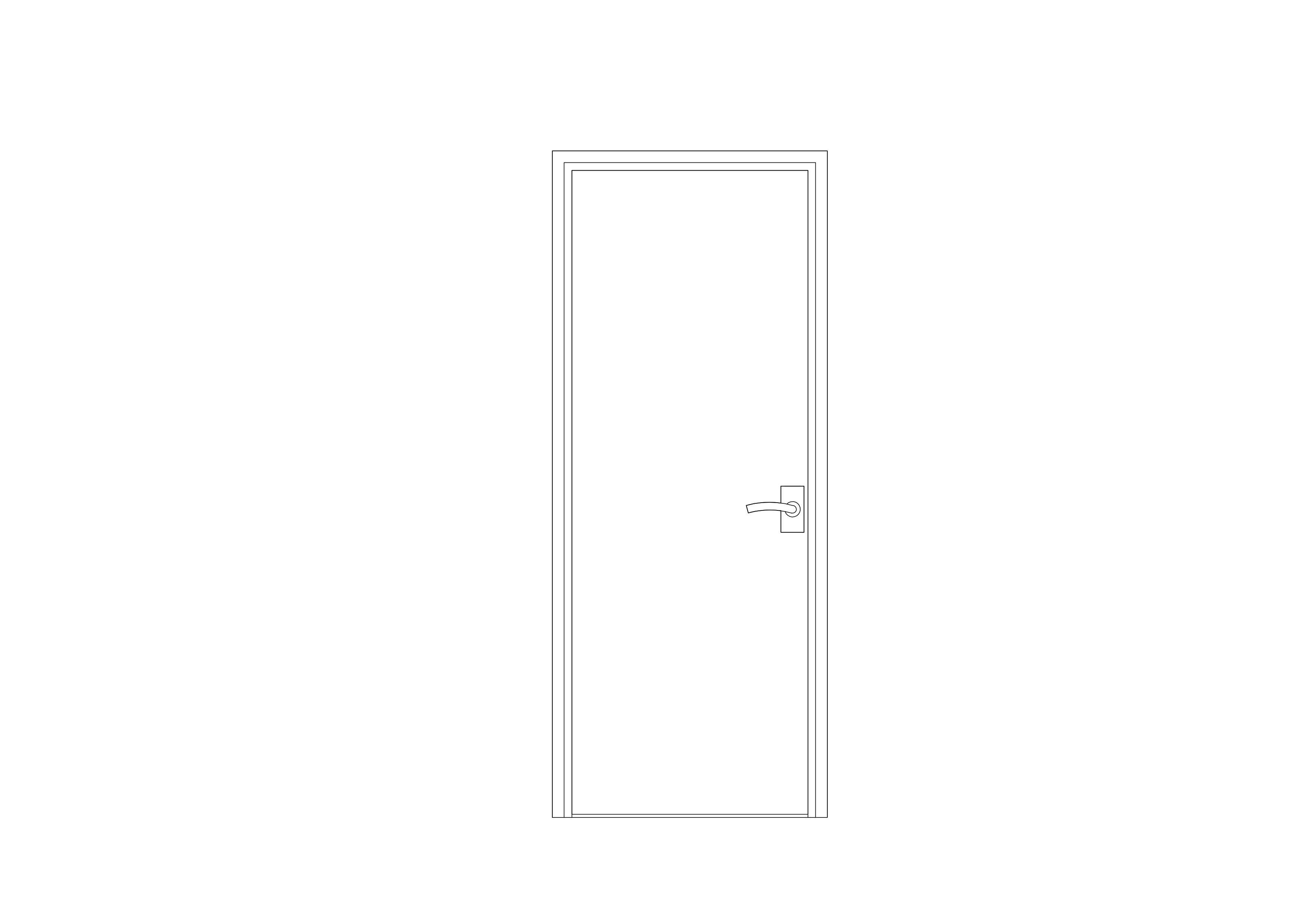 Free Door Elevation CAD Block – DWG, DXF, PDF Format