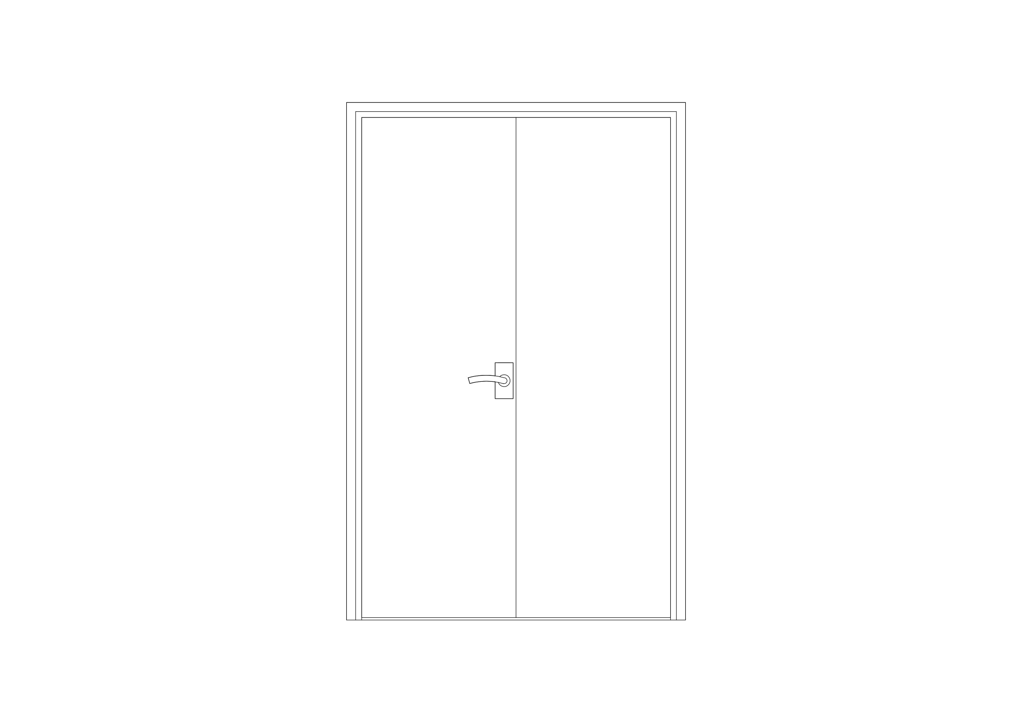 Free Door Elevation CAD Block – DWG, DXF, PDF Format