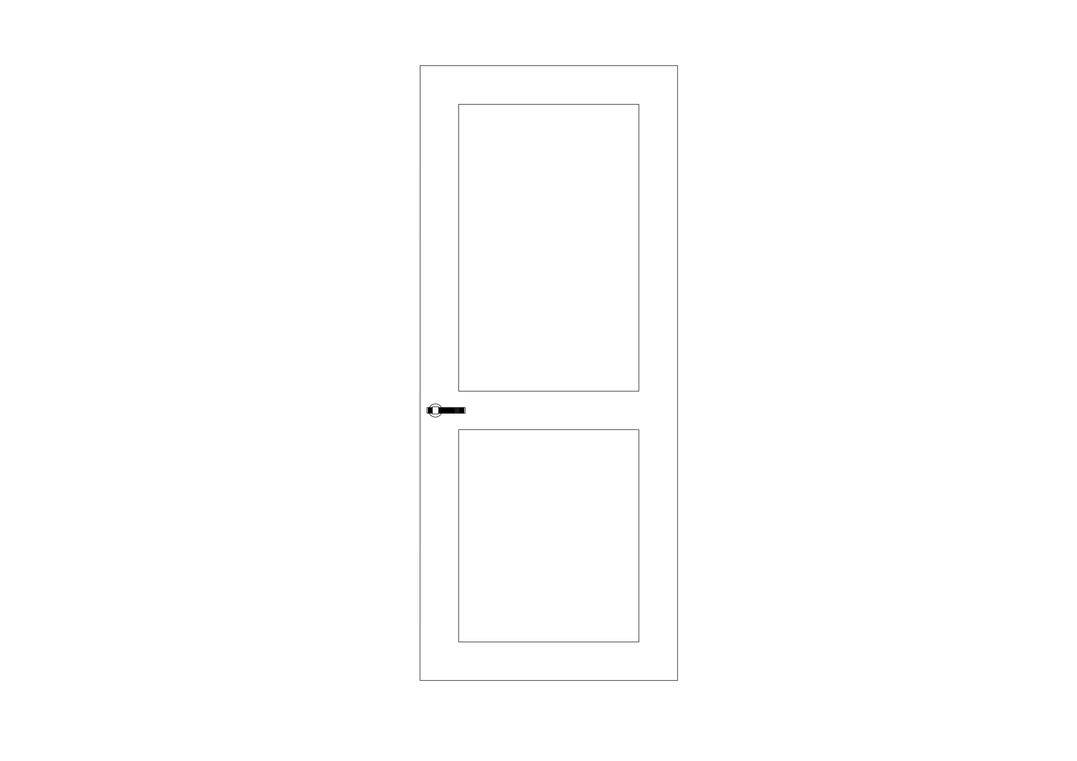 Free Door Elevation CAD Block – DWG, DXF, PDF Format