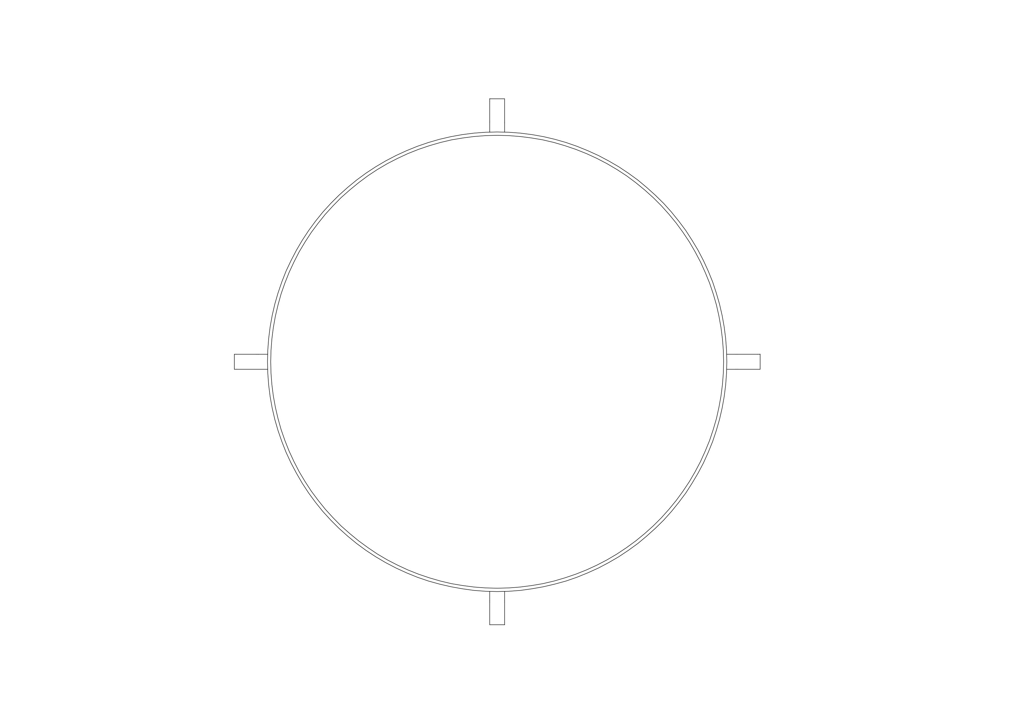 Free Table Top View CAD Block – DWG, DXF, PDF Format