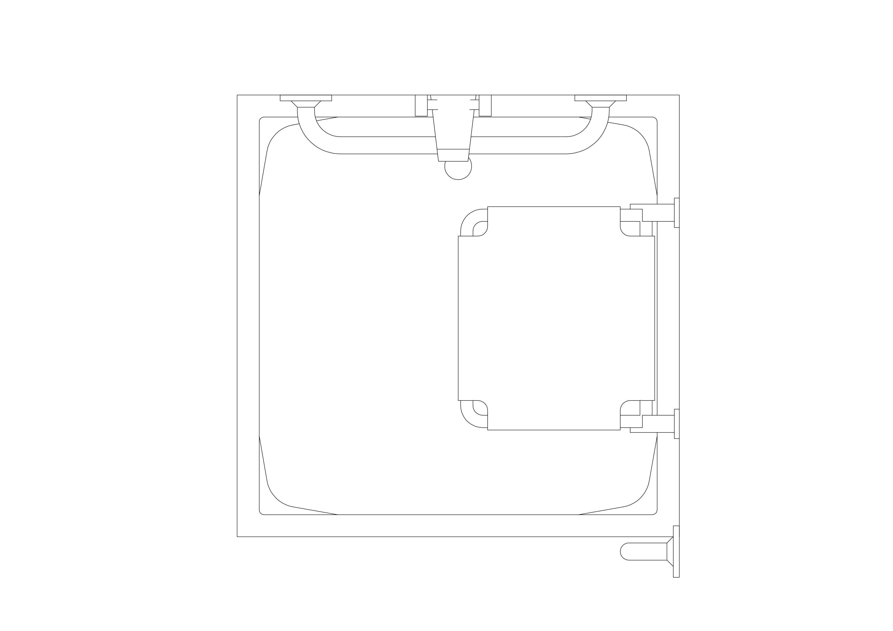 Free Accessible Shower Top View CAD Block – DWG, DXF, PDF Format