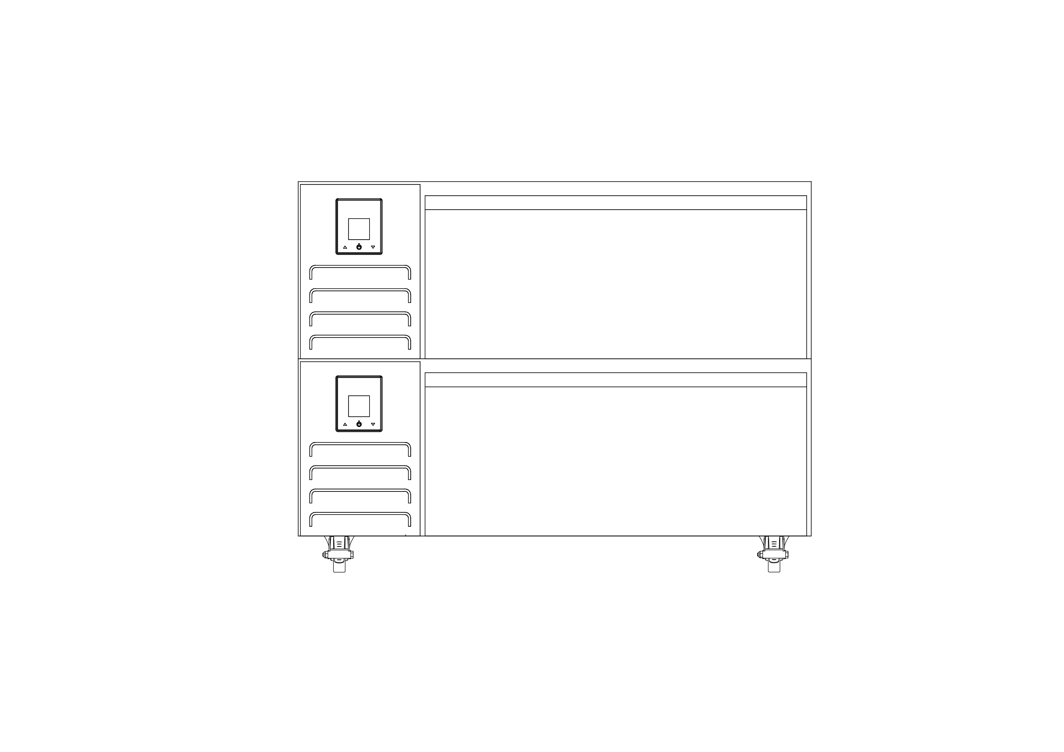 Free Undercounter Fridge Elevation CAD Block – DWG, DXF, PDF Format