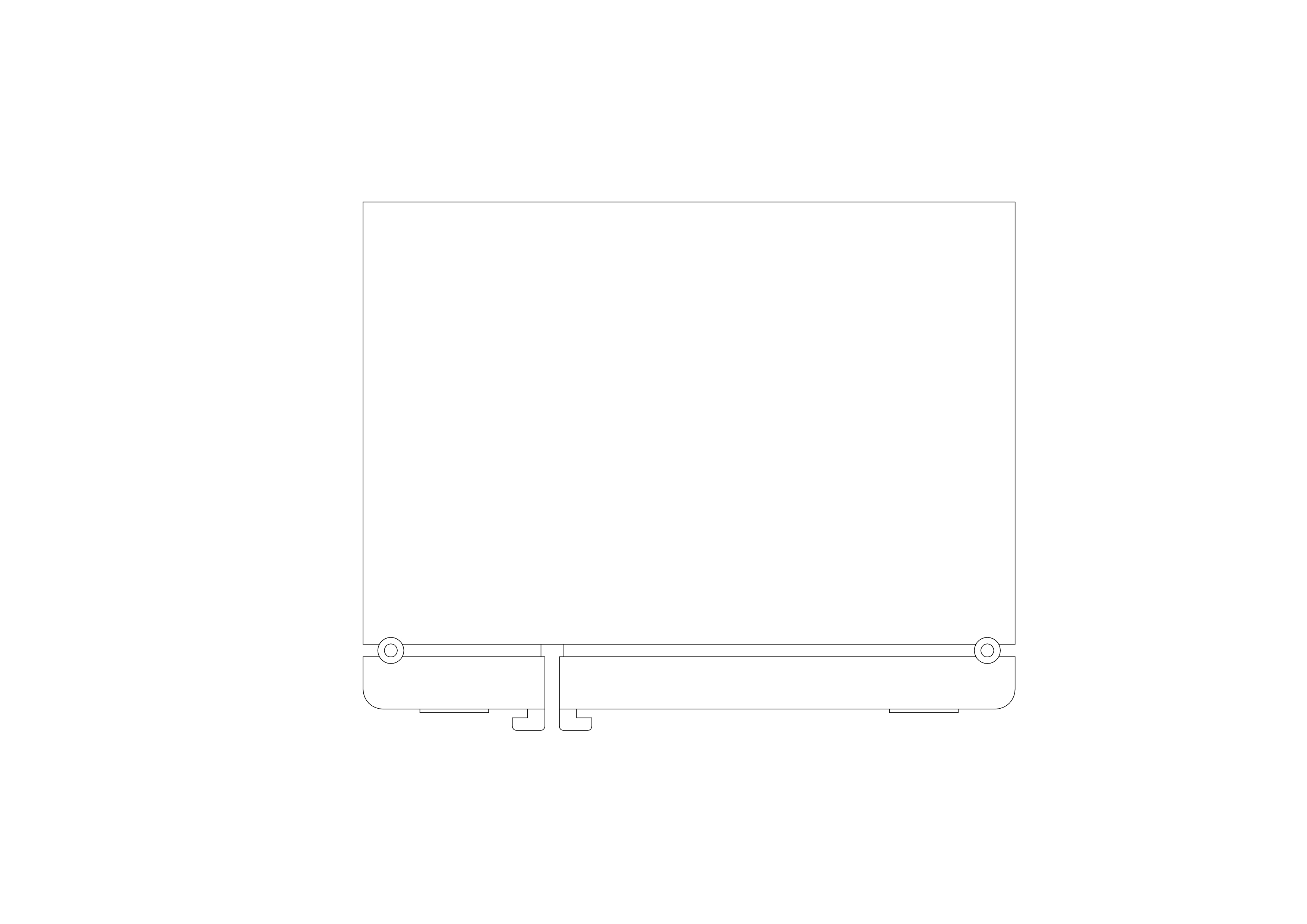 Free Fridge Top View CAD Block – DWG, DXF, PDF Format